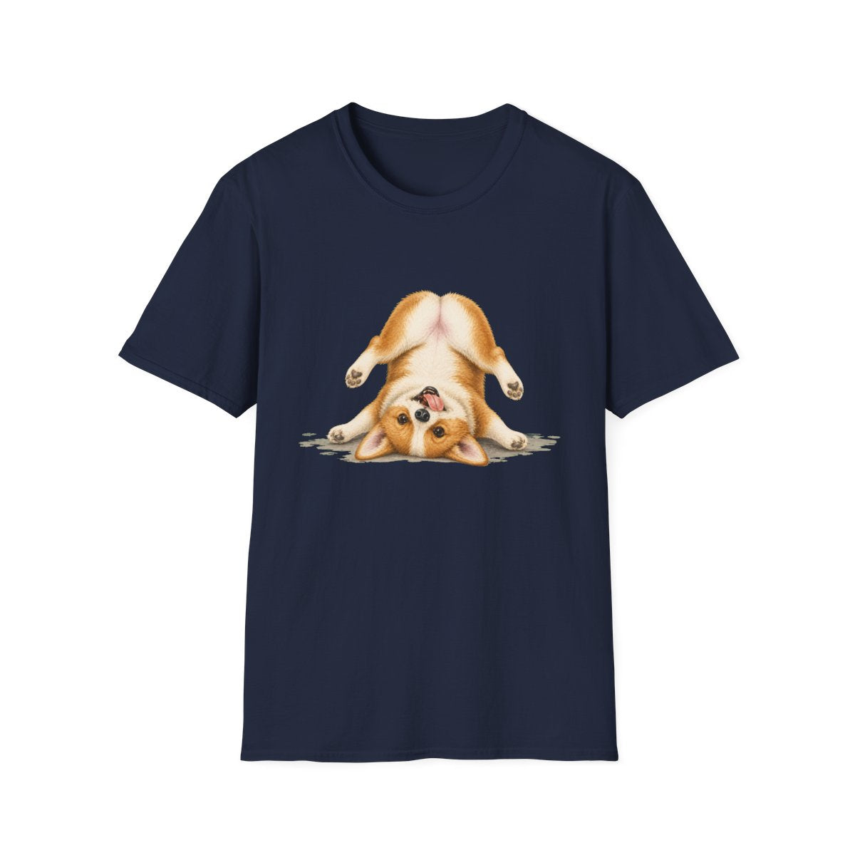 Living My Best Life Corgi Tee - Navy