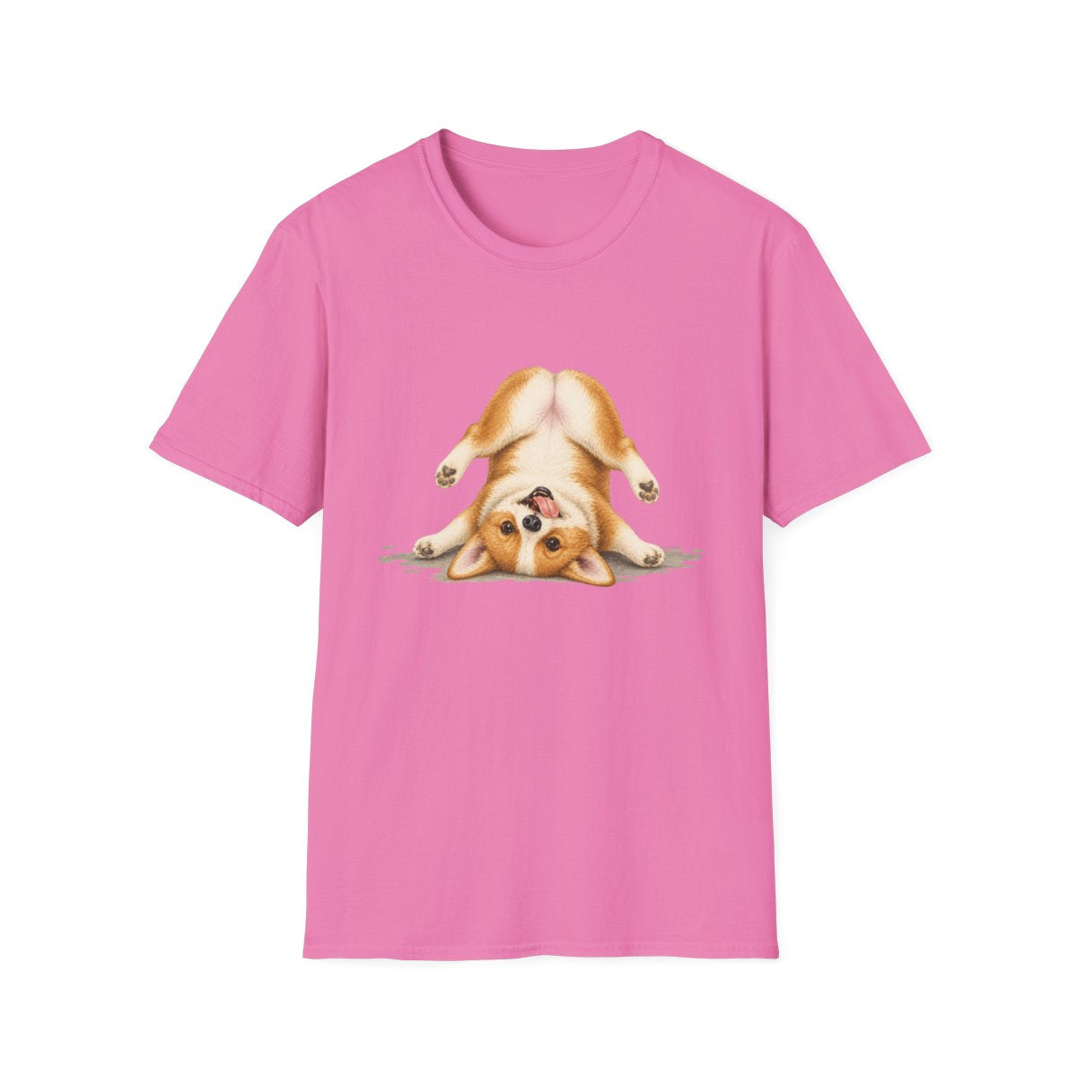 Living My Best Life Corgi Tee - Azalea