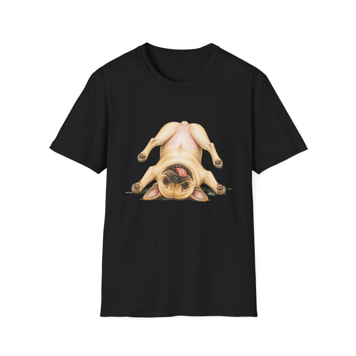 Living My Best Life French Bulldog Tee - Black