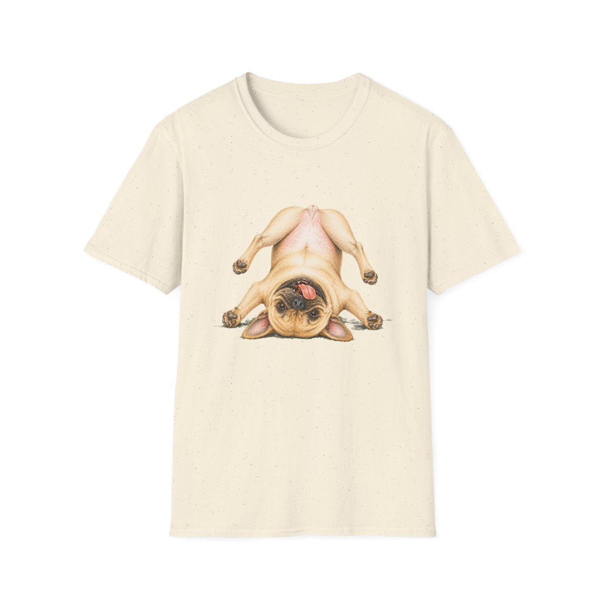 Living My Best Life French Bulldog Tee - Natural