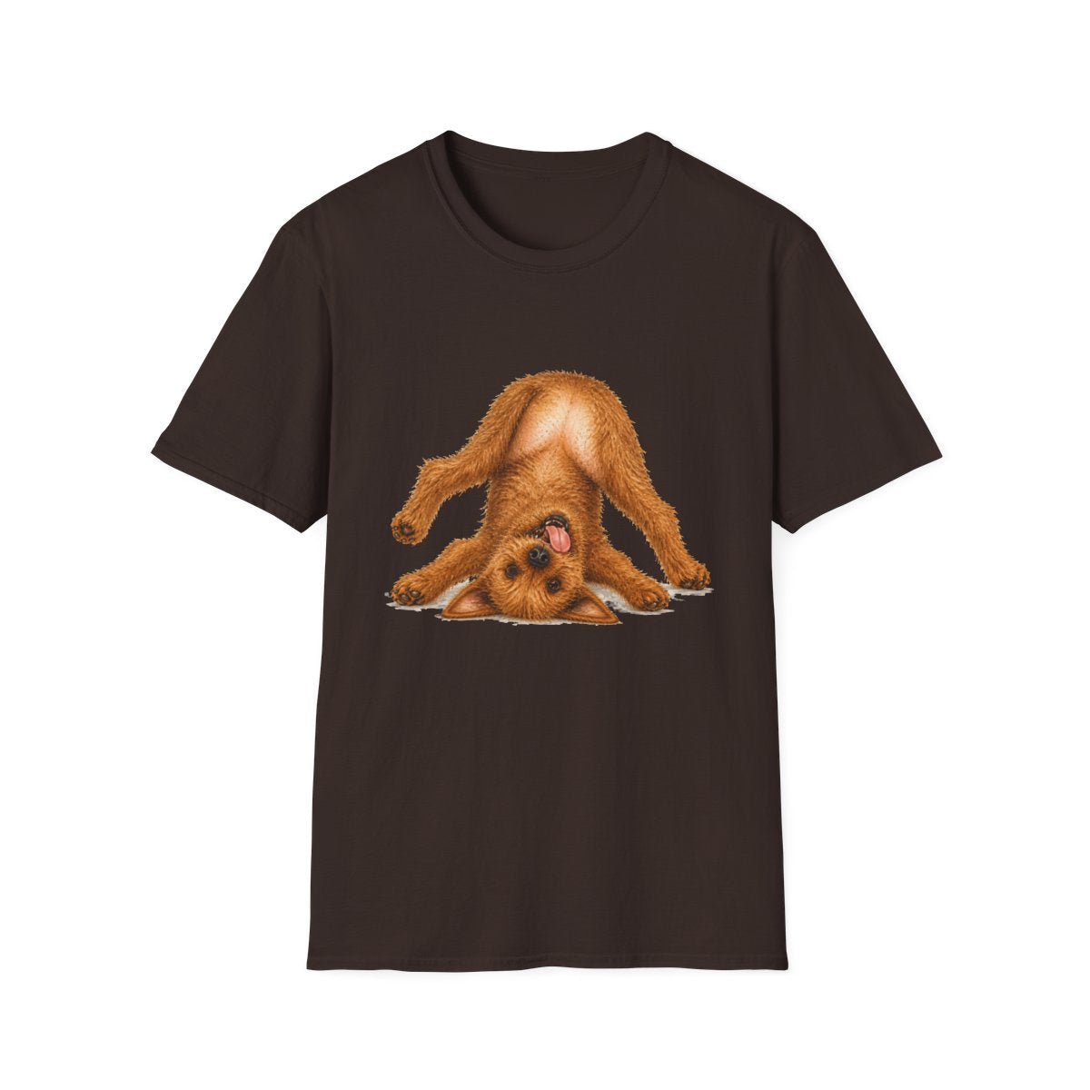 Living My Best Life Irish Terrier Tee - Dark Chocolate