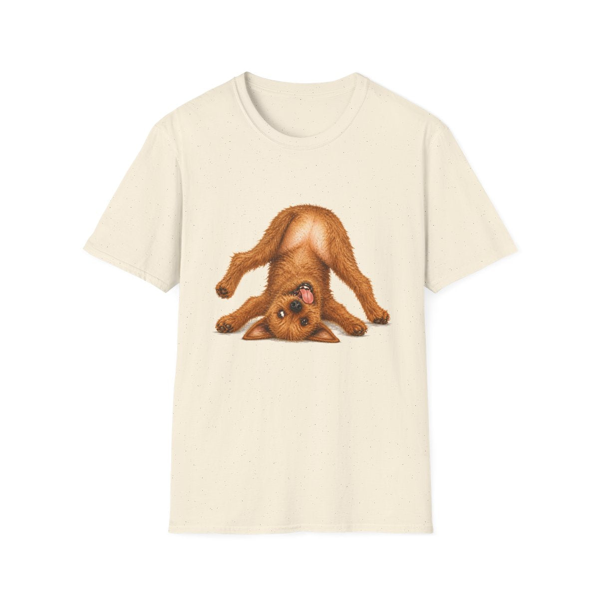 Living My Best Life Irish Terrier Tee - Natural
