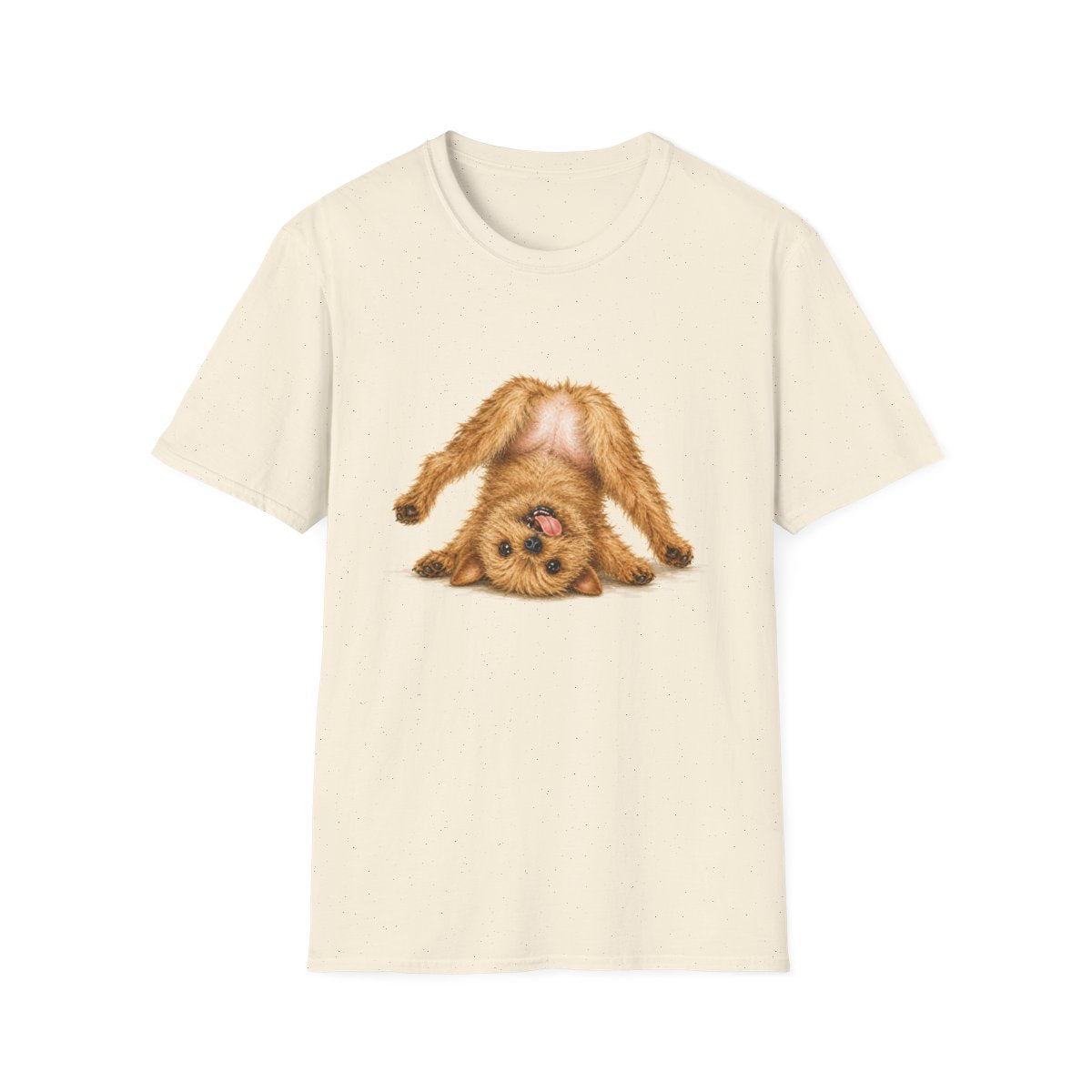 Living My Best Life Norfolk Terrier Tee - Natural