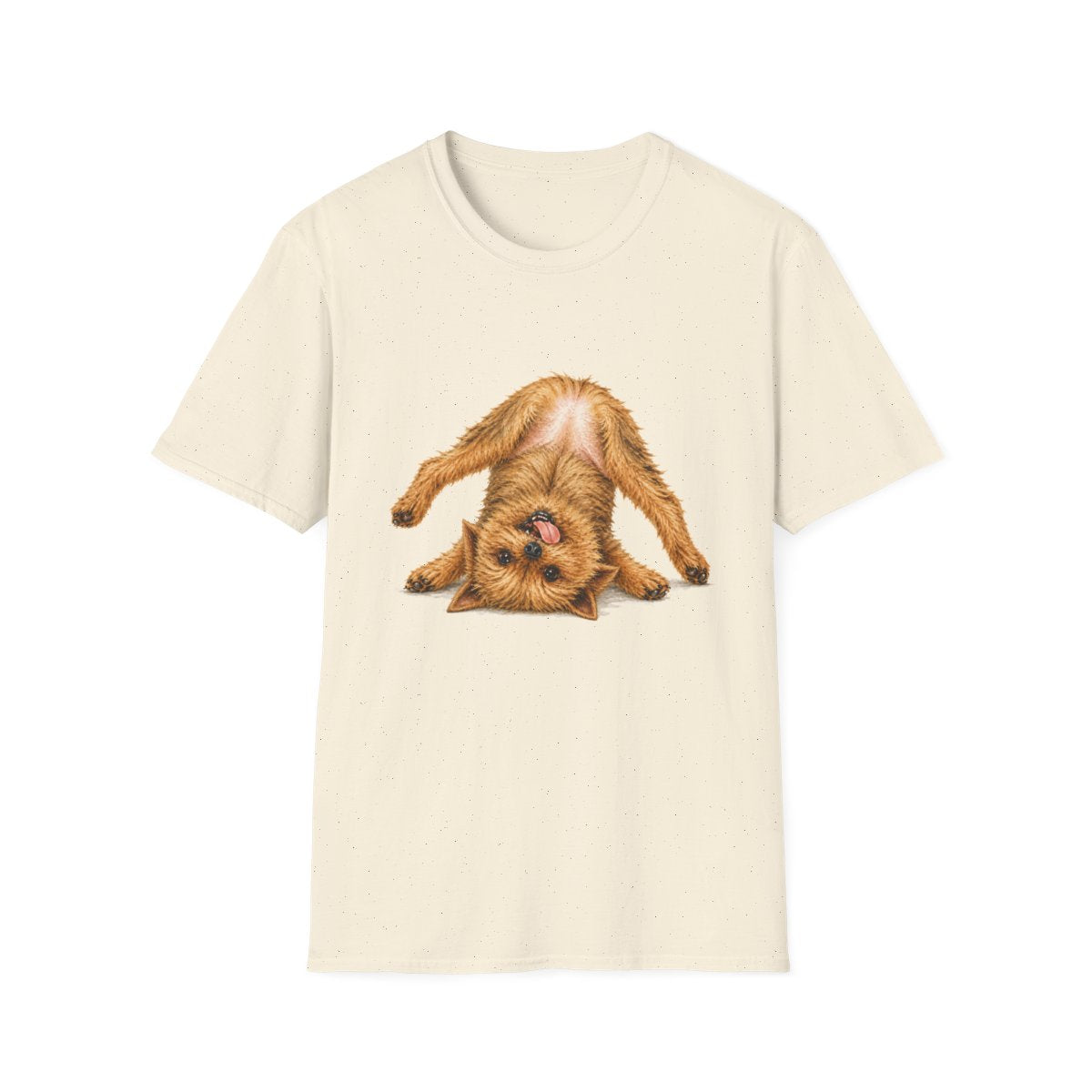 Living My Best Life Norwich Terrier Tee - Natural