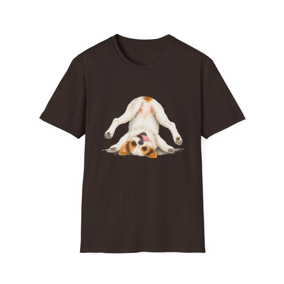 Living My Best Life Parson Russell Terrier Tee - Dark Chocolate