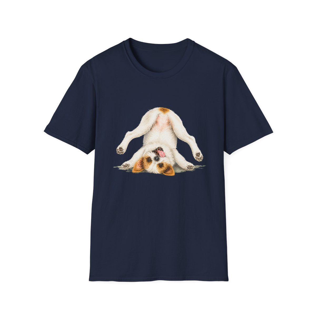 Living My Best Life Parson Russell Terrier Tee - Navy