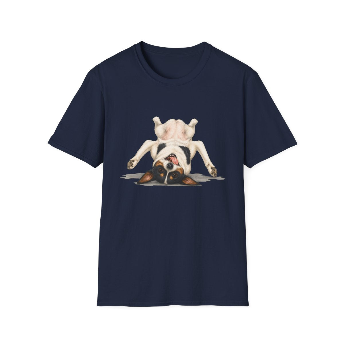 Living My Best Life Rat Terrier Tee - Navy