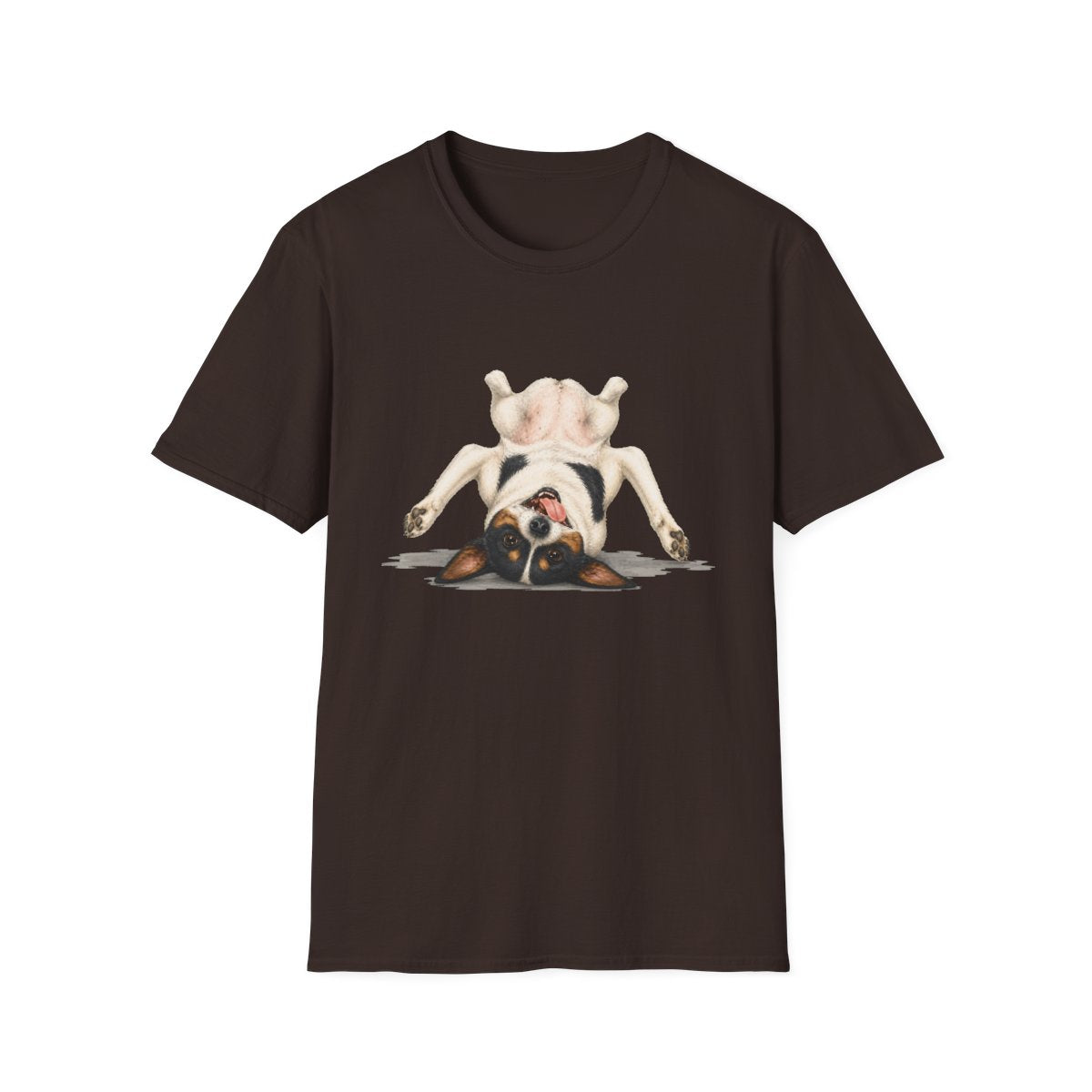 Living My Best Life Rat Terrier Tee - Dark Chocolate