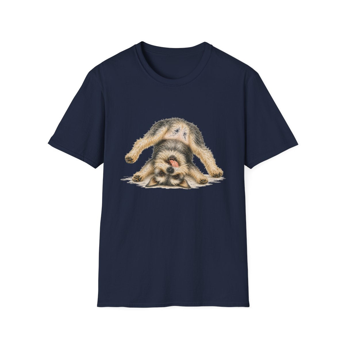 Living My Best Life Schnauzer Tee - Navy