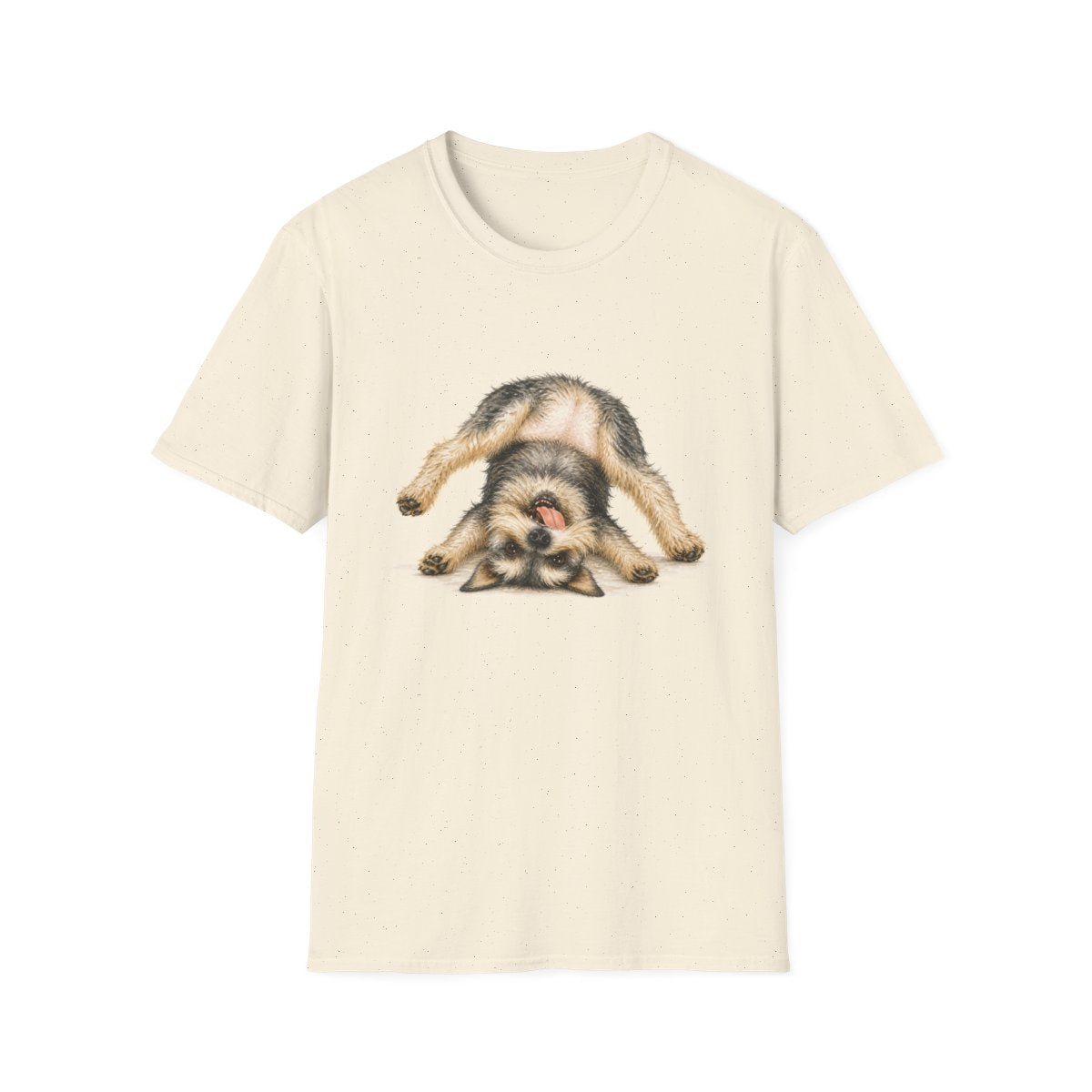Living My Best Life Schnauzer Tee - Natural