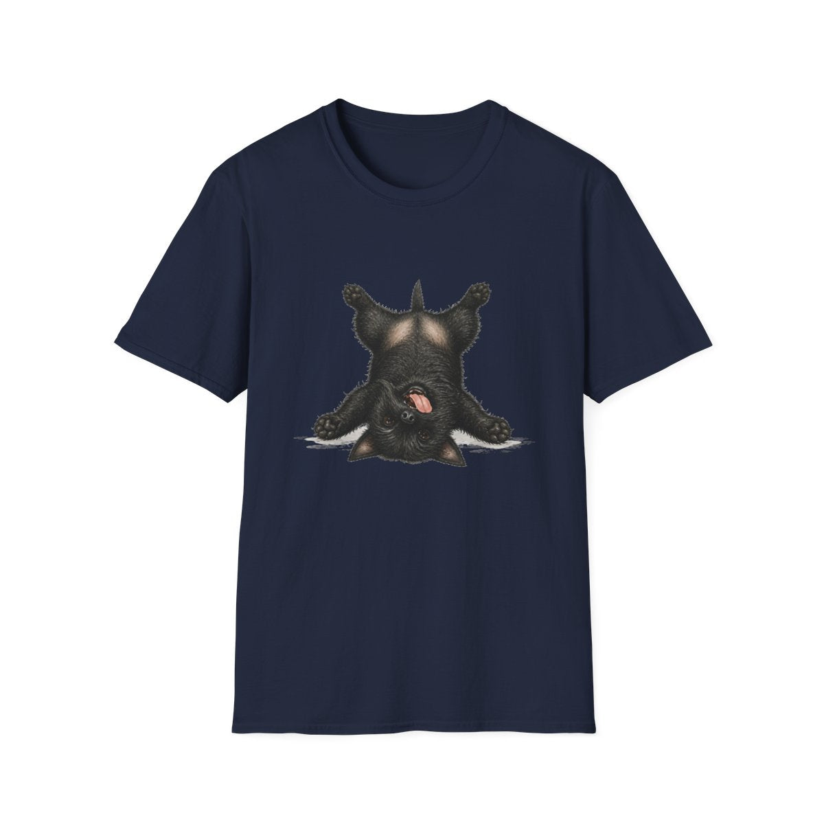 Living My Best Life Scottish Terrier Tee - Navy
