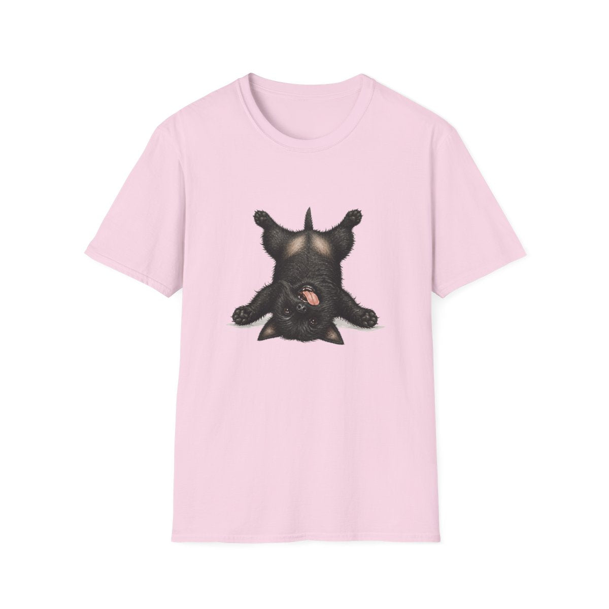 Living My Best Life Scottish Terrier Tee - Light Pink
