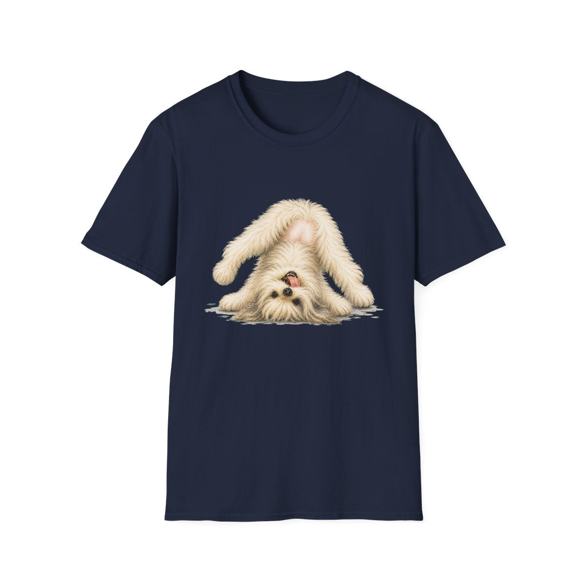 Living My Best Life Tibetan Terrier Tee - Navy