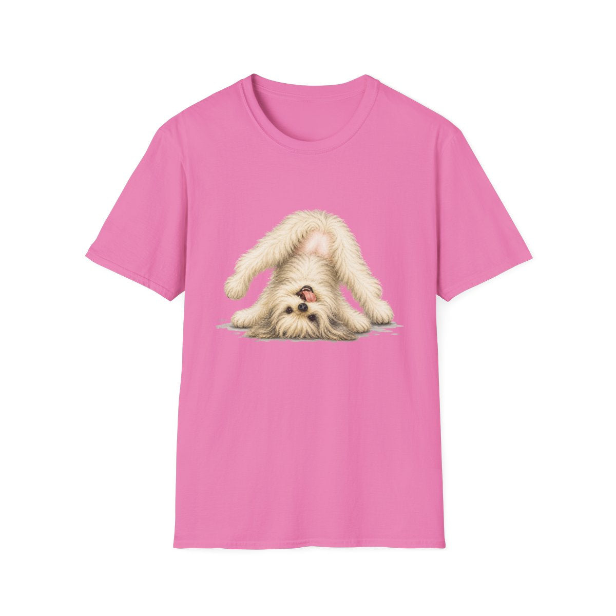 Living My Best Life Tibetan Terrier Tee - Azalea