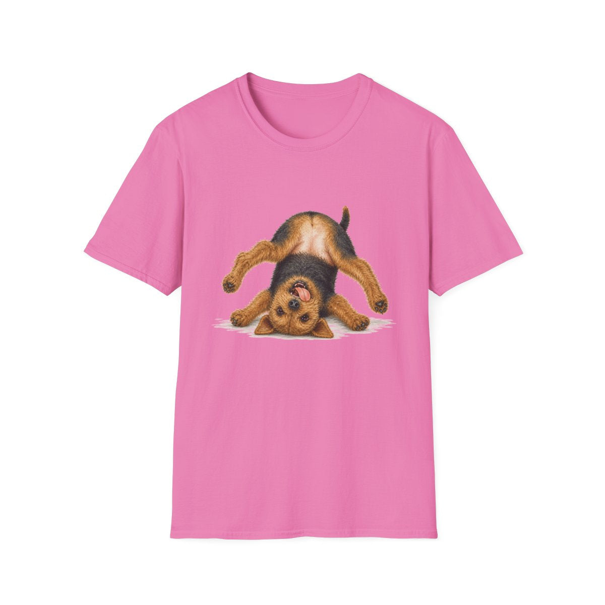 Living My Best Life Welsh Terrier Tee - Azalea