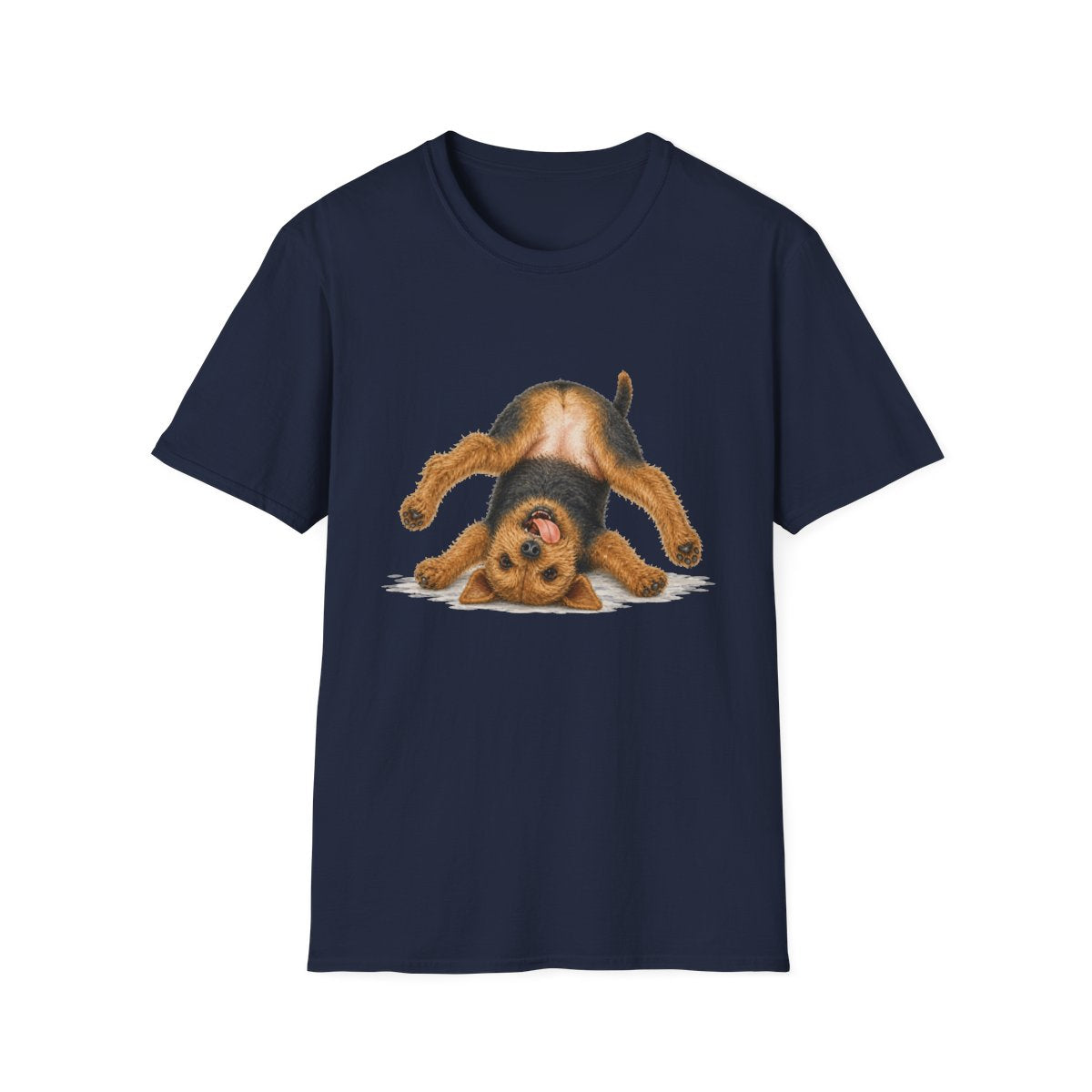 Living My Best Life Welsh Terrier Tee - Navy