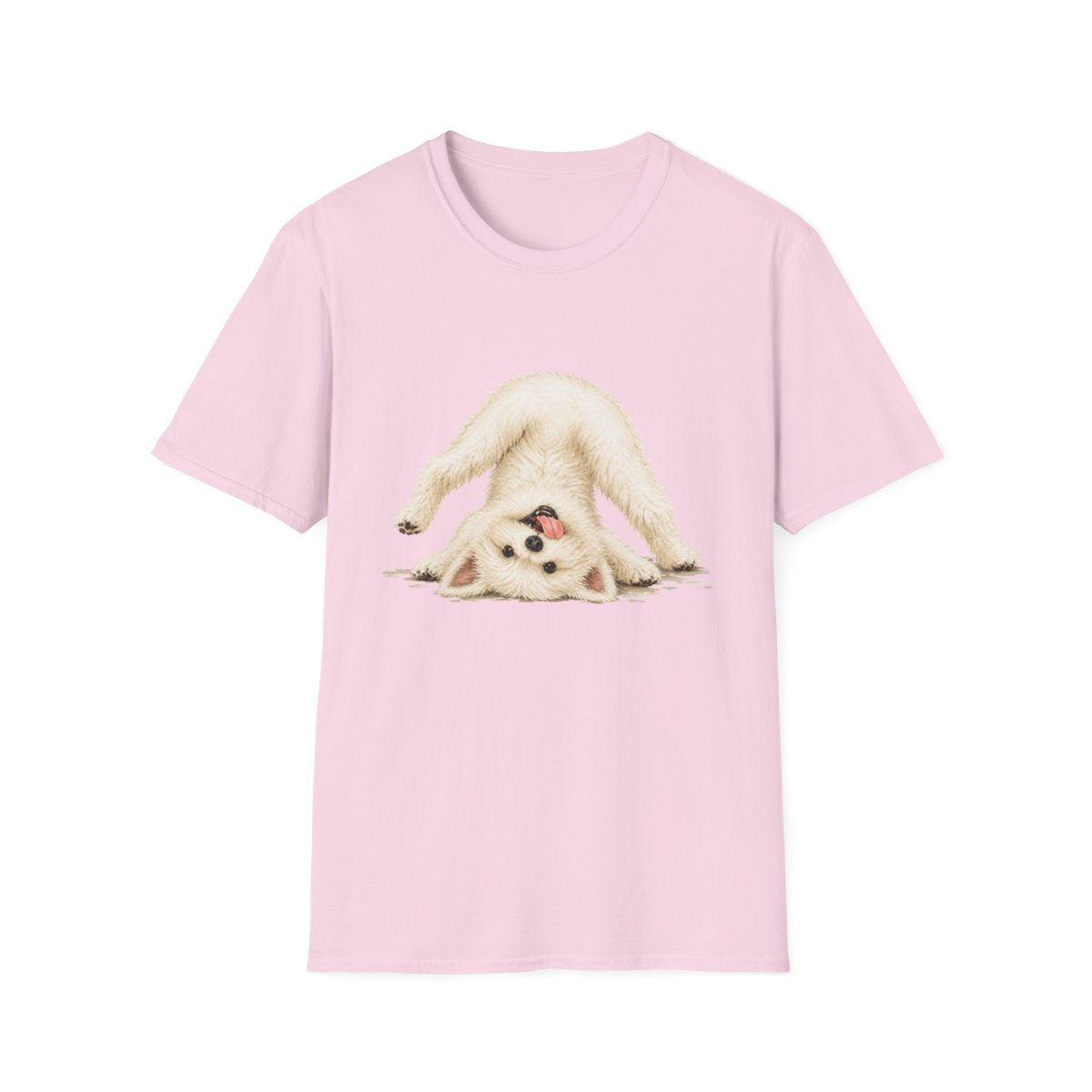 Living My Best Life Westie Tee - Light Pink