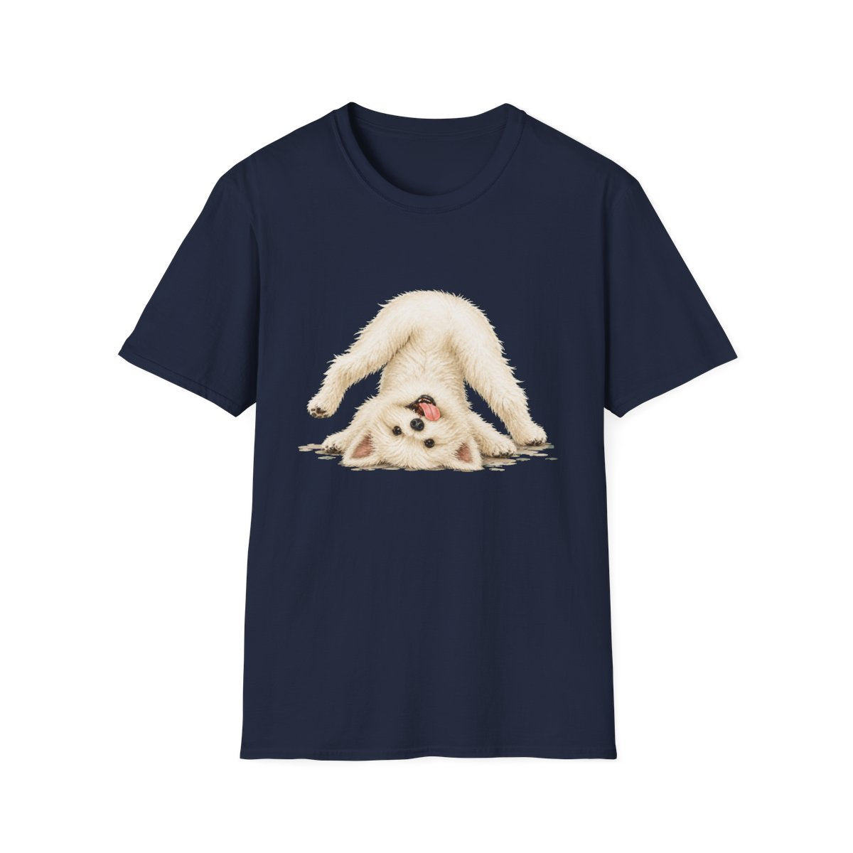 Living My Best Life Westie Tee - Navy