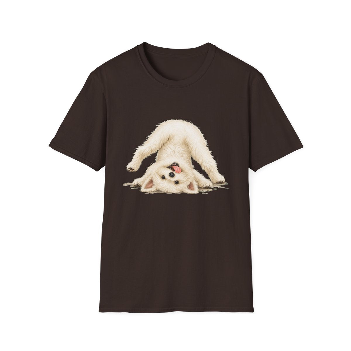 Living My Best Life Westie Tee - Dark Chocolate