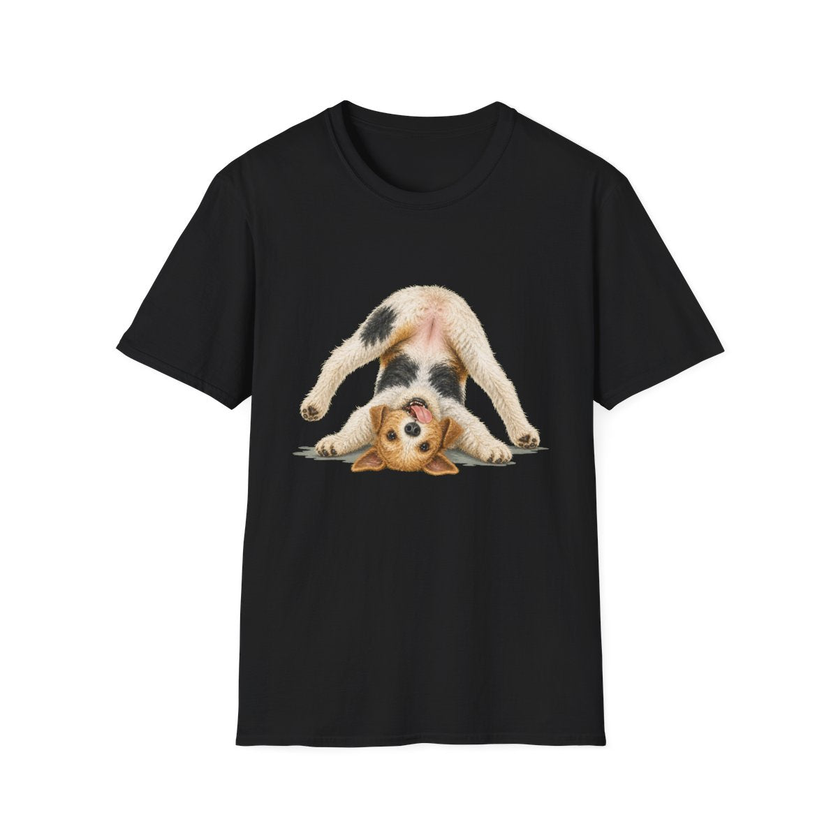 Living My Best Life Wire Fox Terrier Tee - Black