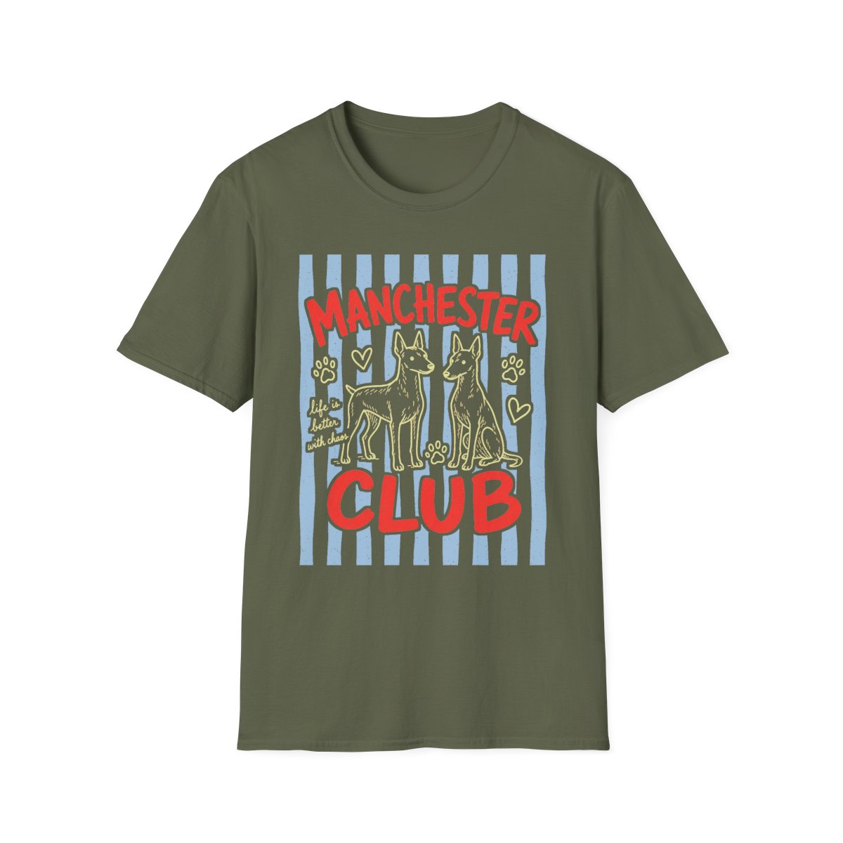 Manchester Club Tee - Military Green