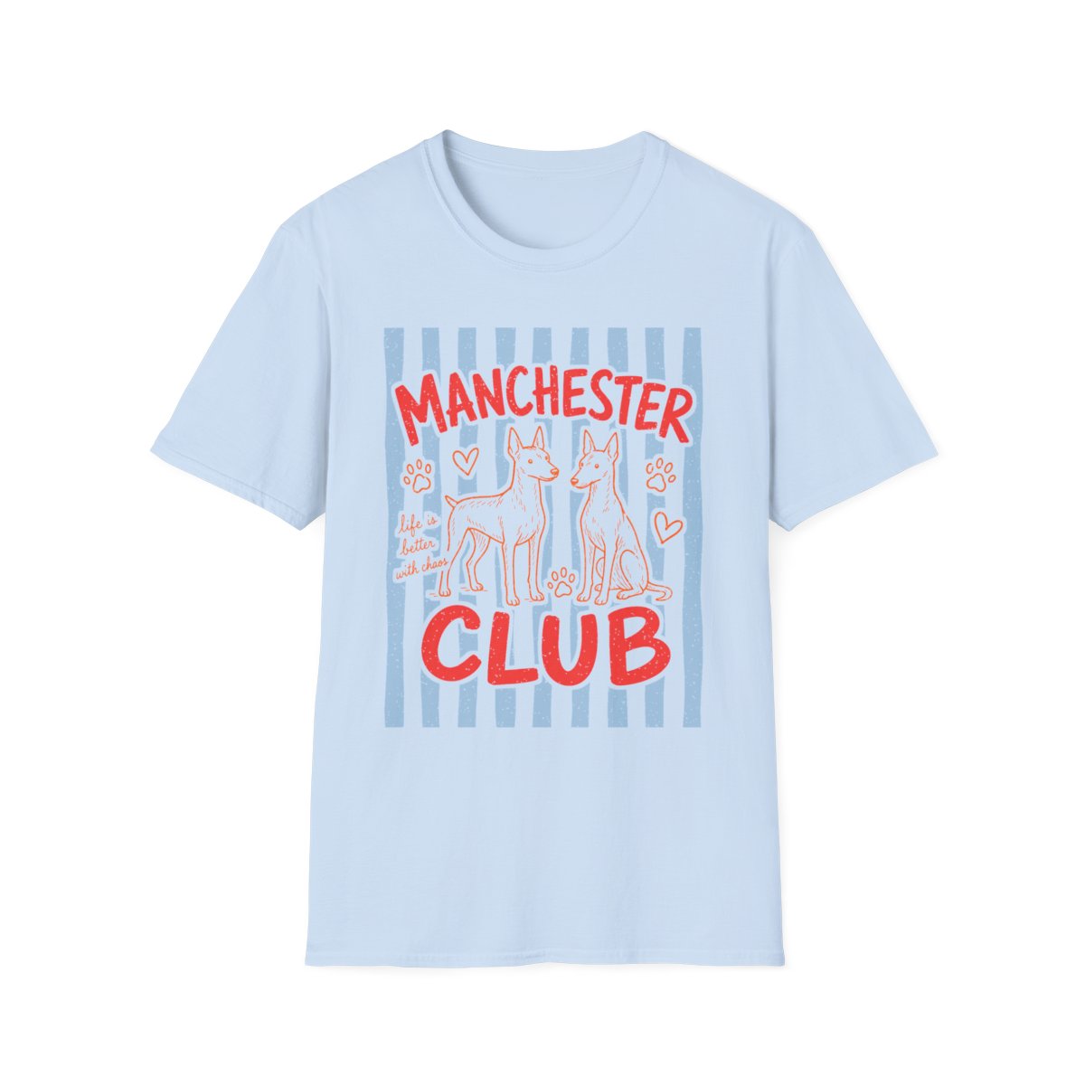 Manchester Club Tee - Light Blue