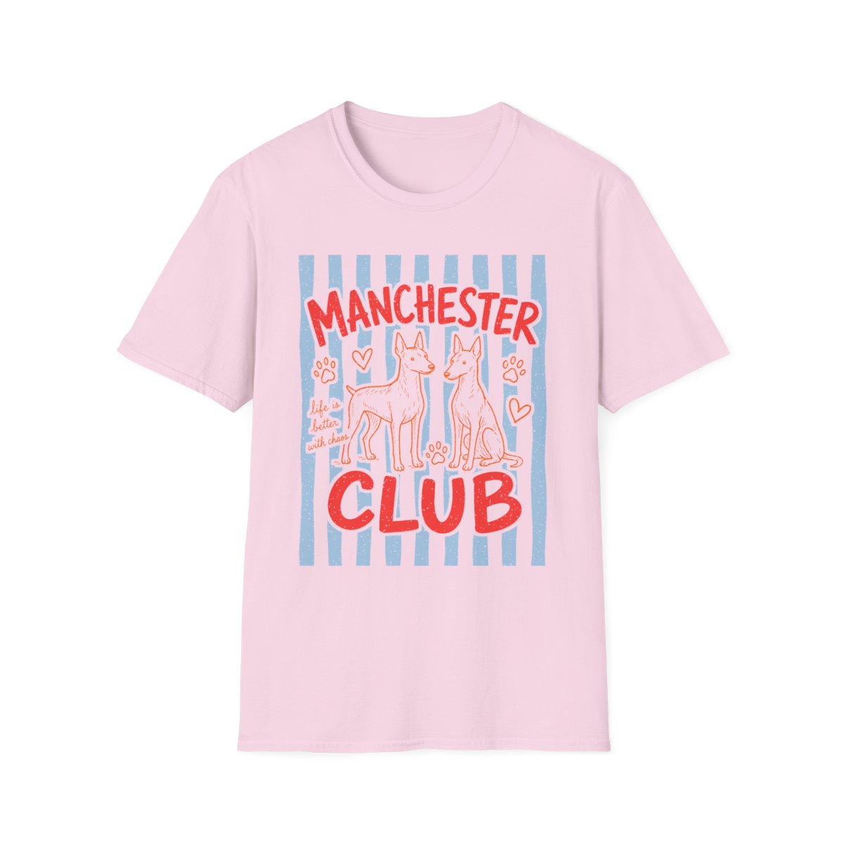 Manchester Club Tee - Light Pink