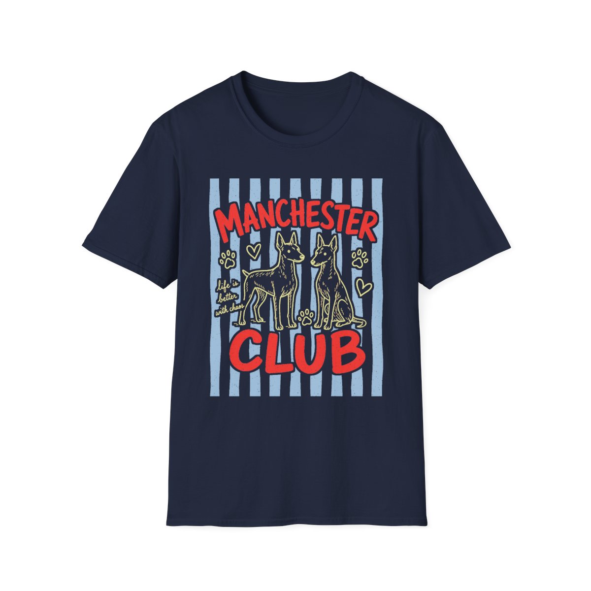 Manchester Club Tee - Navy