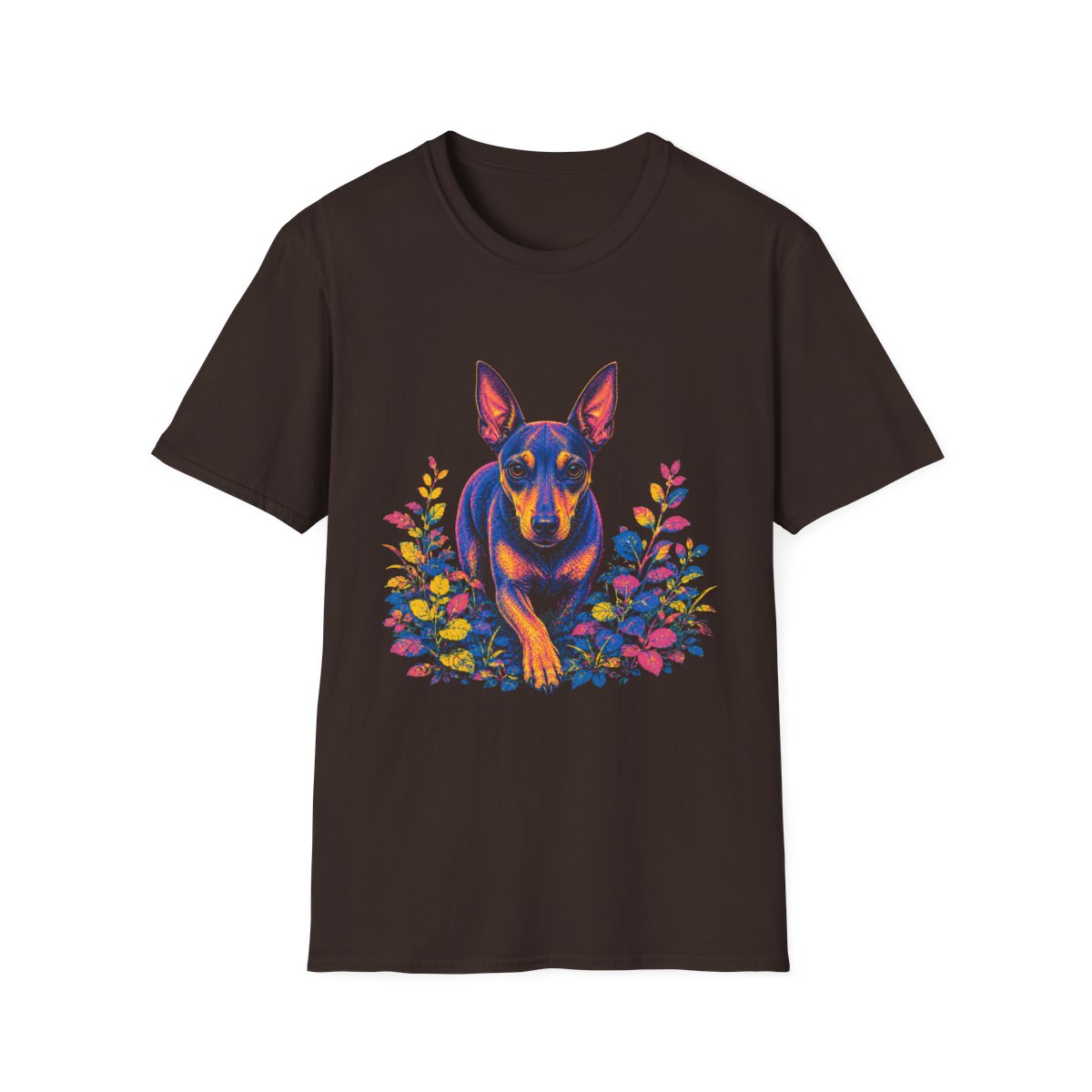 Manchester Terrier Bold Spirit Tee - Dark Chocolate