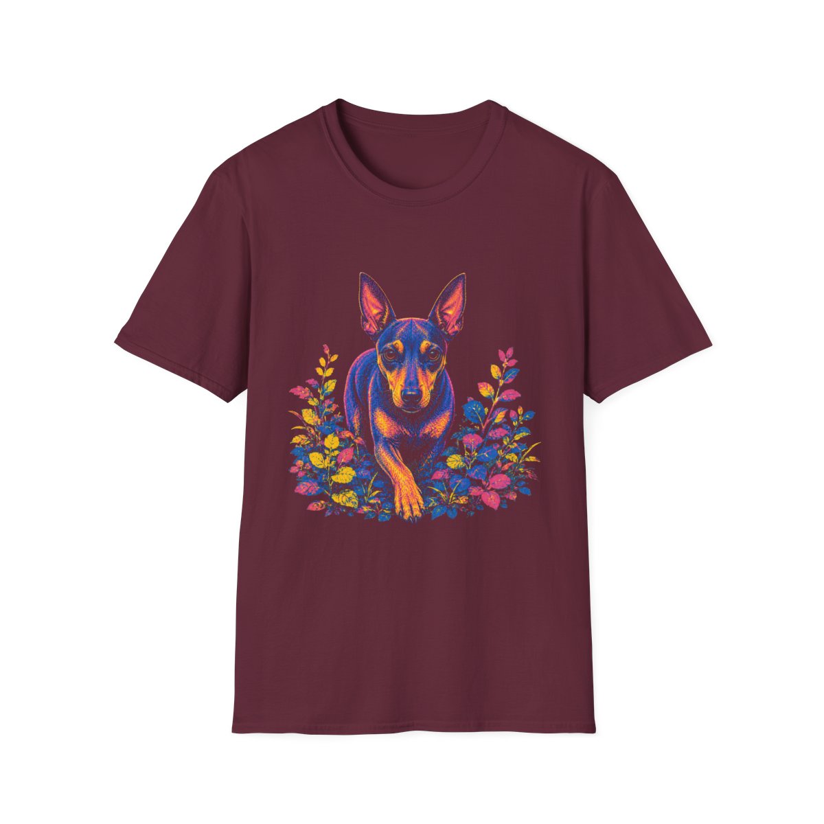 Manchester Terrier Bold Spirit Tee - Maroon