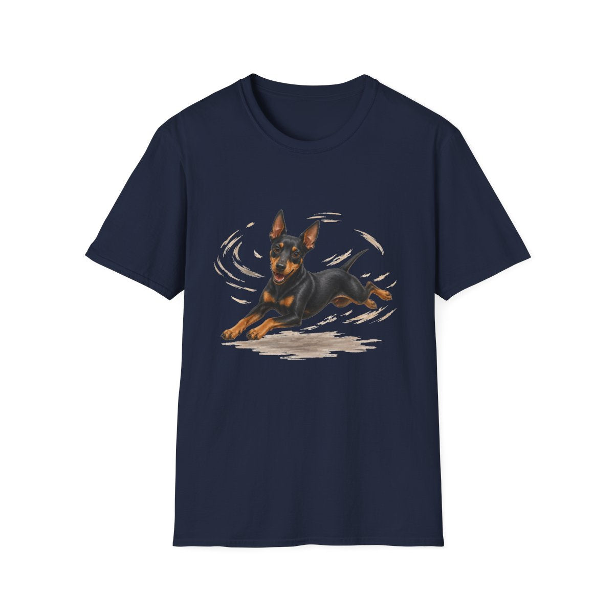 Manchester Terrier Certified Zoomies Champion Tee - Navy