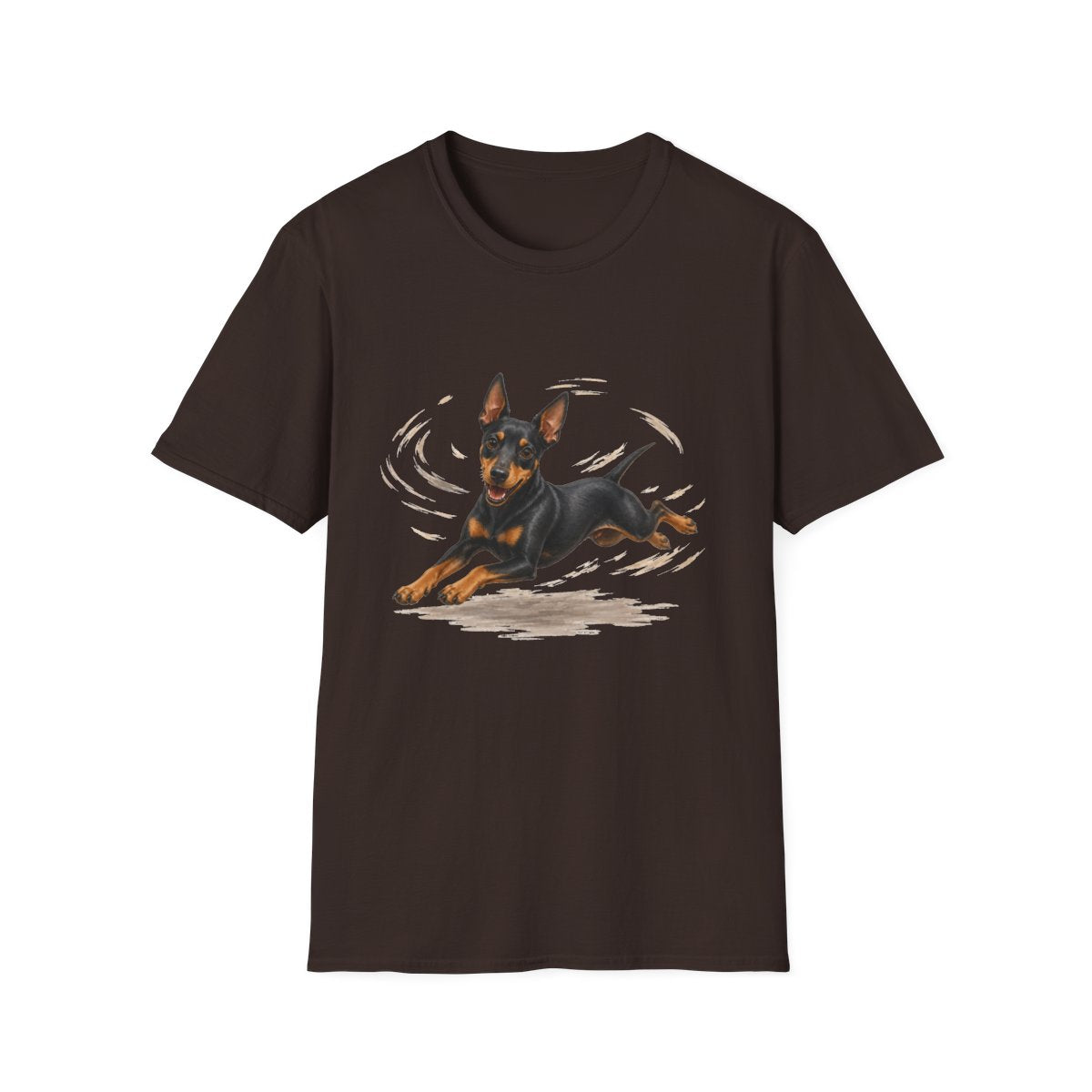 Manchester Terrier Certified Zoomies Champion Tee - Dark Chocolate