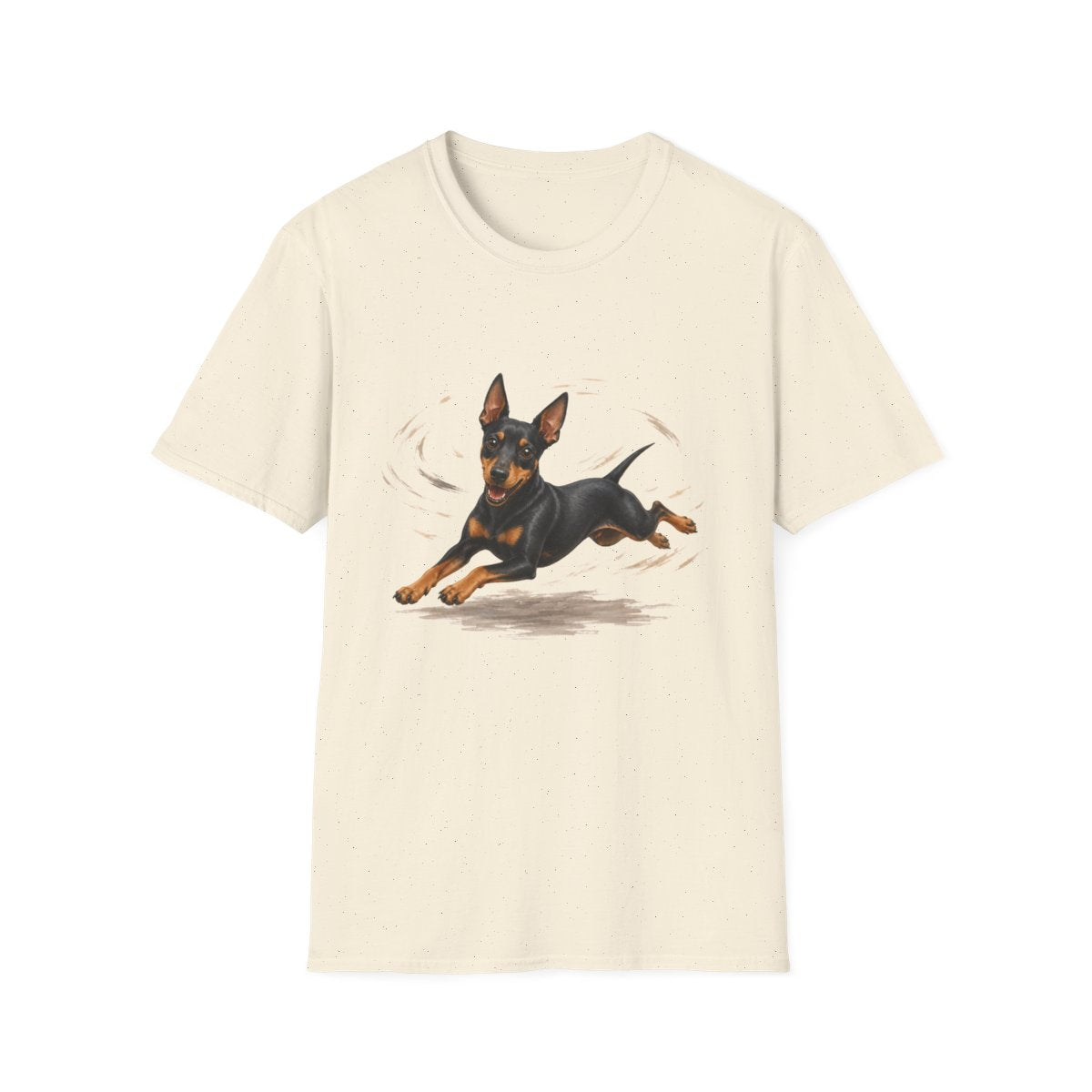 Manchester Terrier Certified Zoomies Champion Tee - Natural