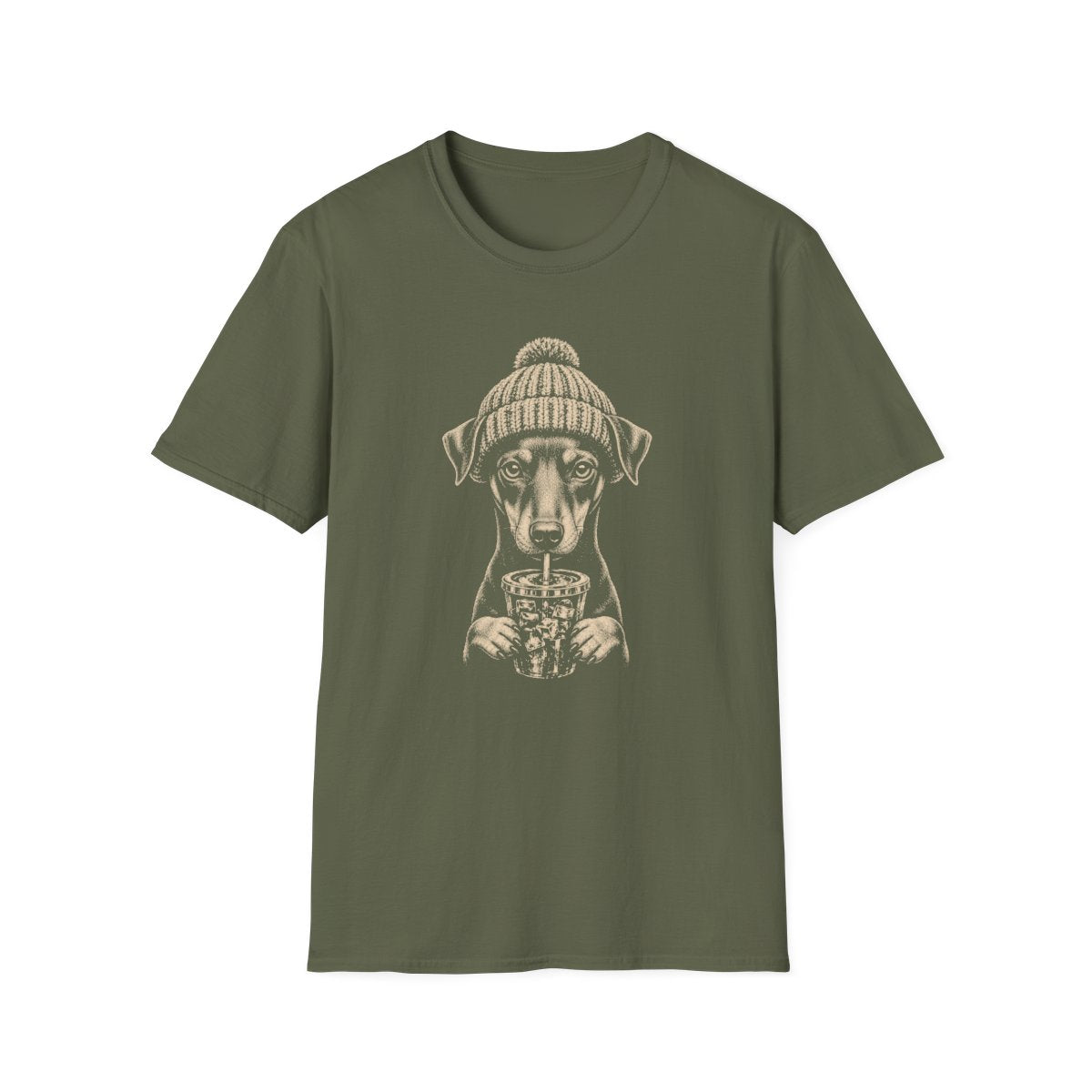 Manchester Terrier Cold Brew Tee - Military Green
