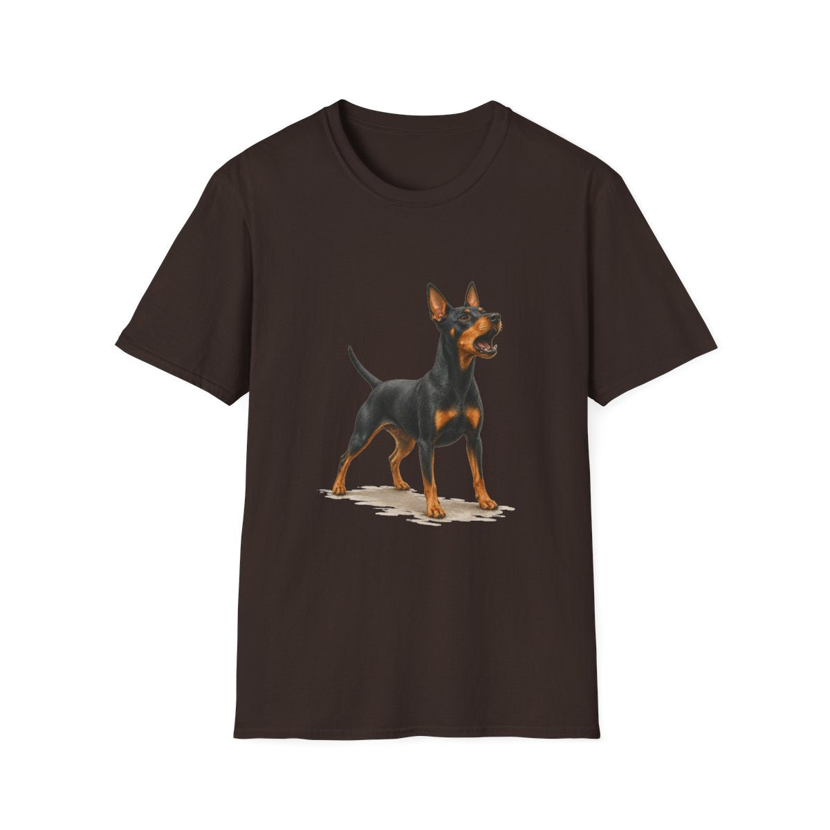 Manchester Terrier Head Of Security Tee - Dark Chocolate