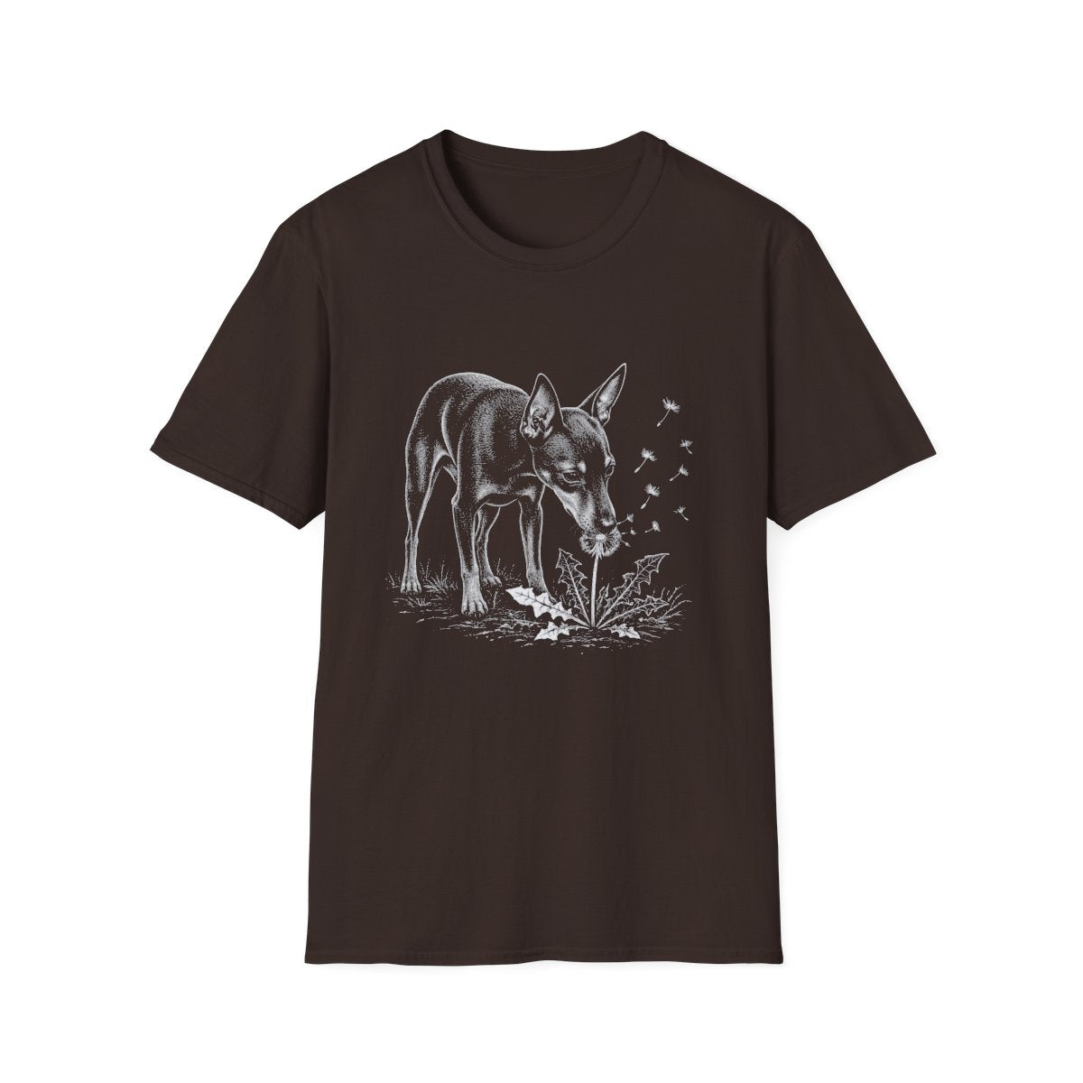 Manchester Terrier Make A Wish Tee - Dark Chocolate