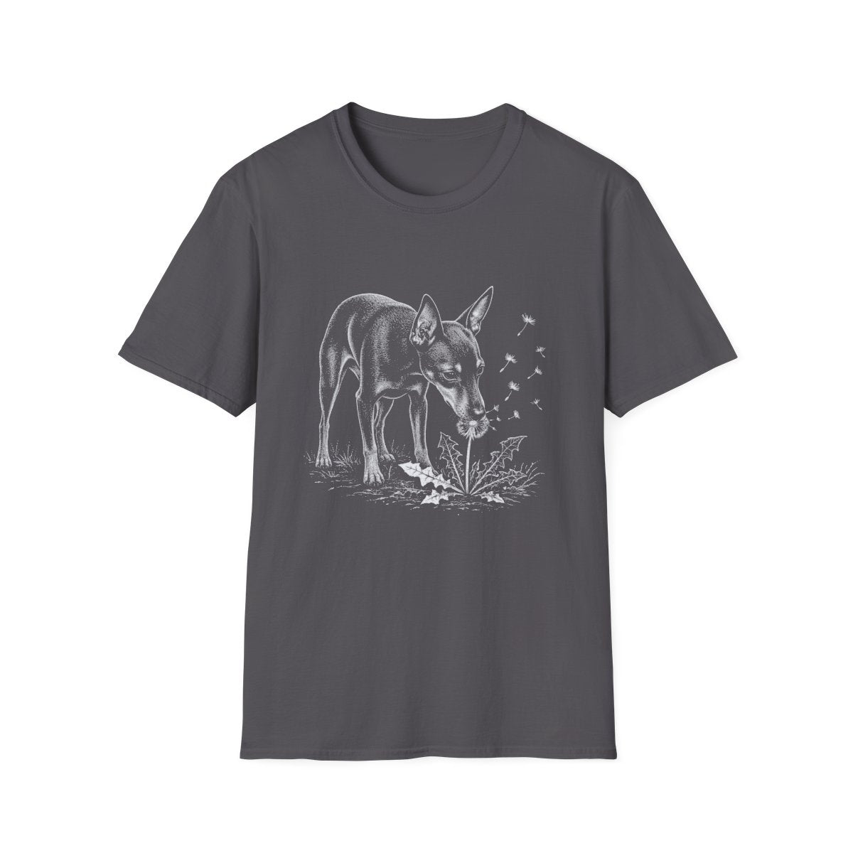 Manchester Terrier Make A Wish Tee - Charcoal