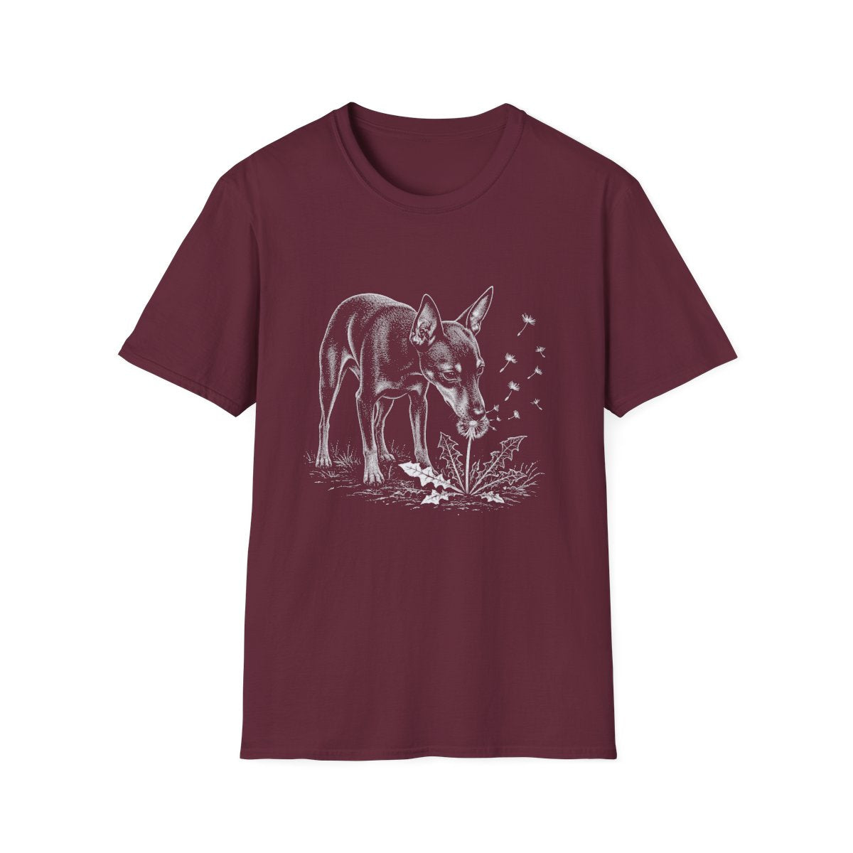 Manchester Terrier Make A Wish Tee - Maroon