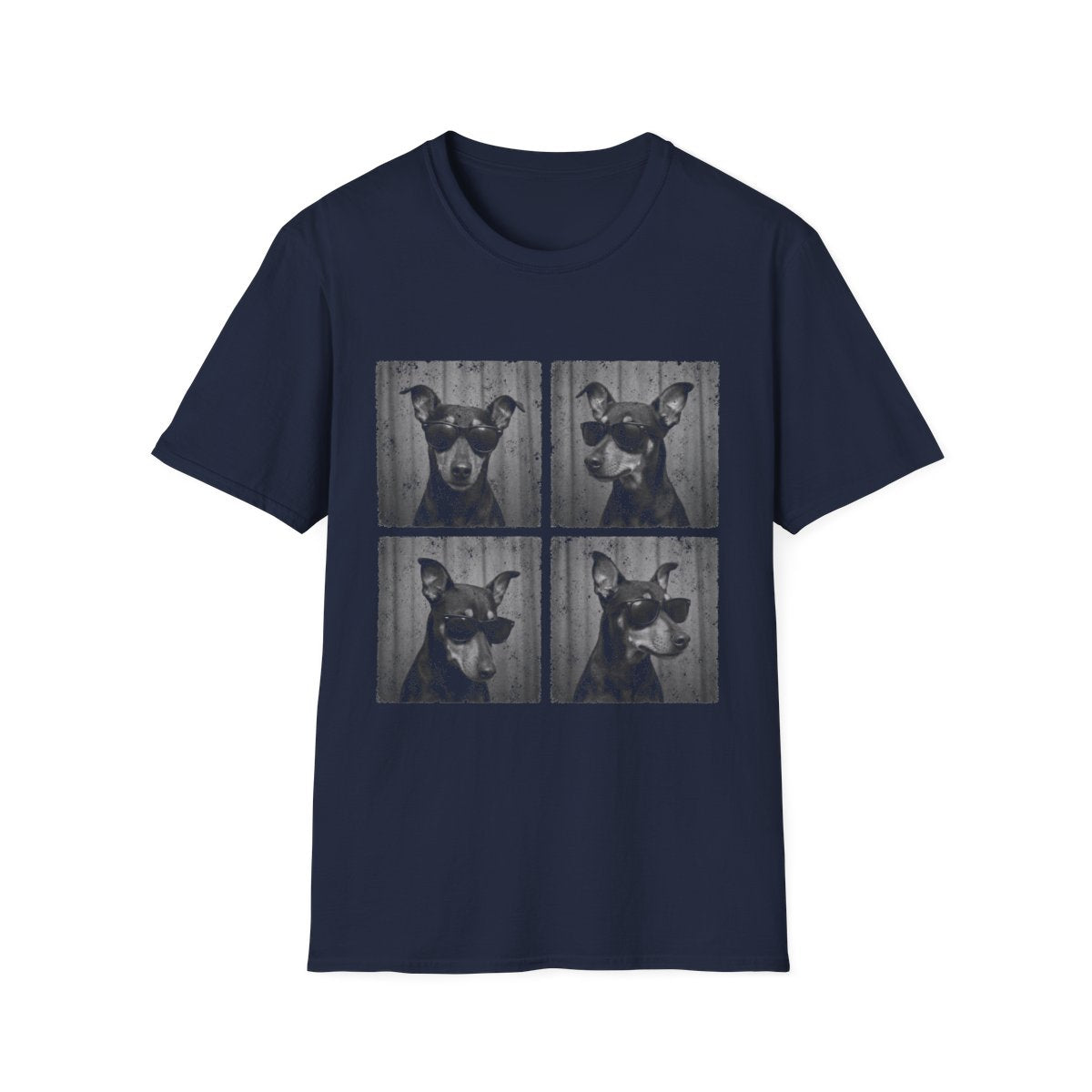 Manchester Terrier Photo Booth Tee - Navy