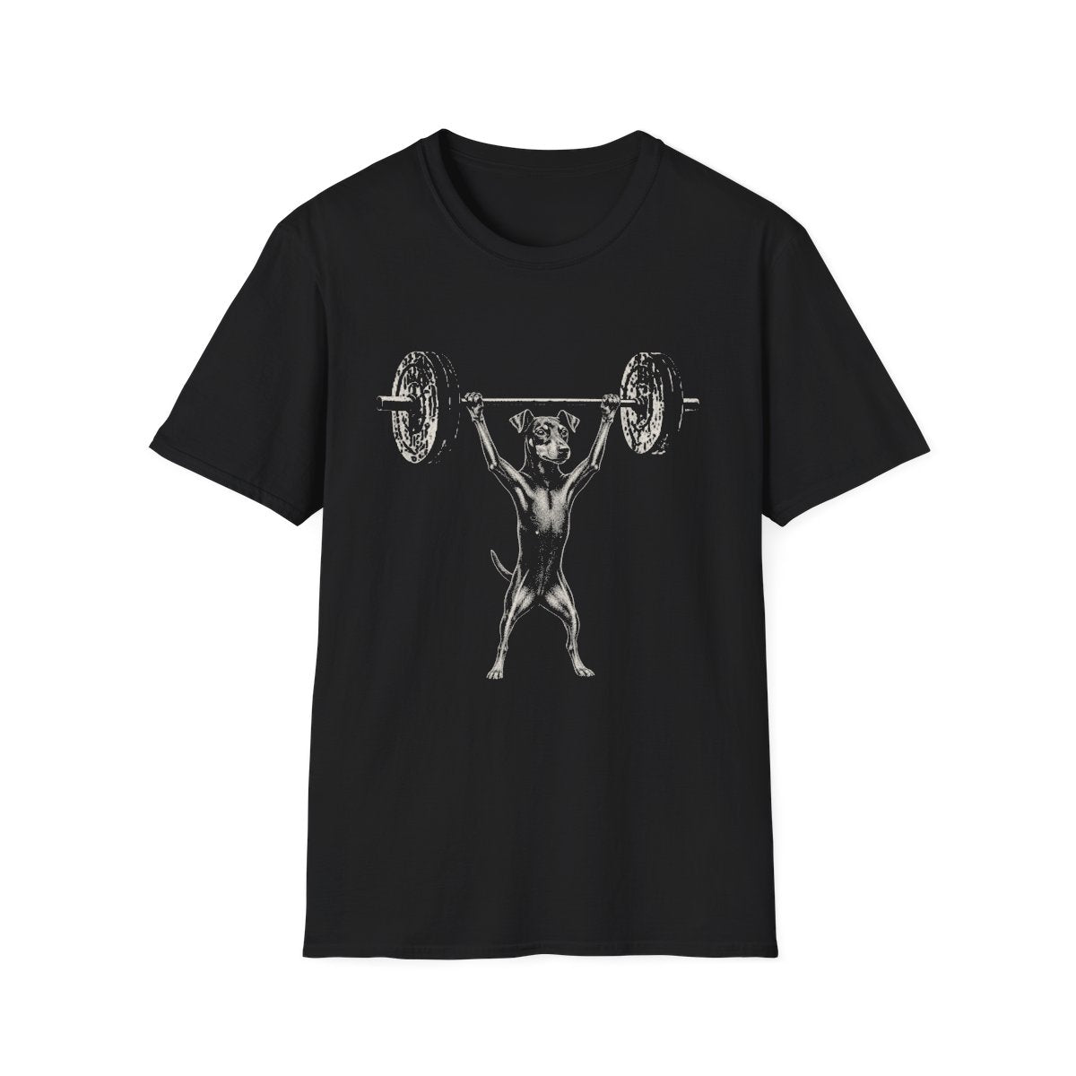 Manchester Terrier Powerlifting Tee - Black