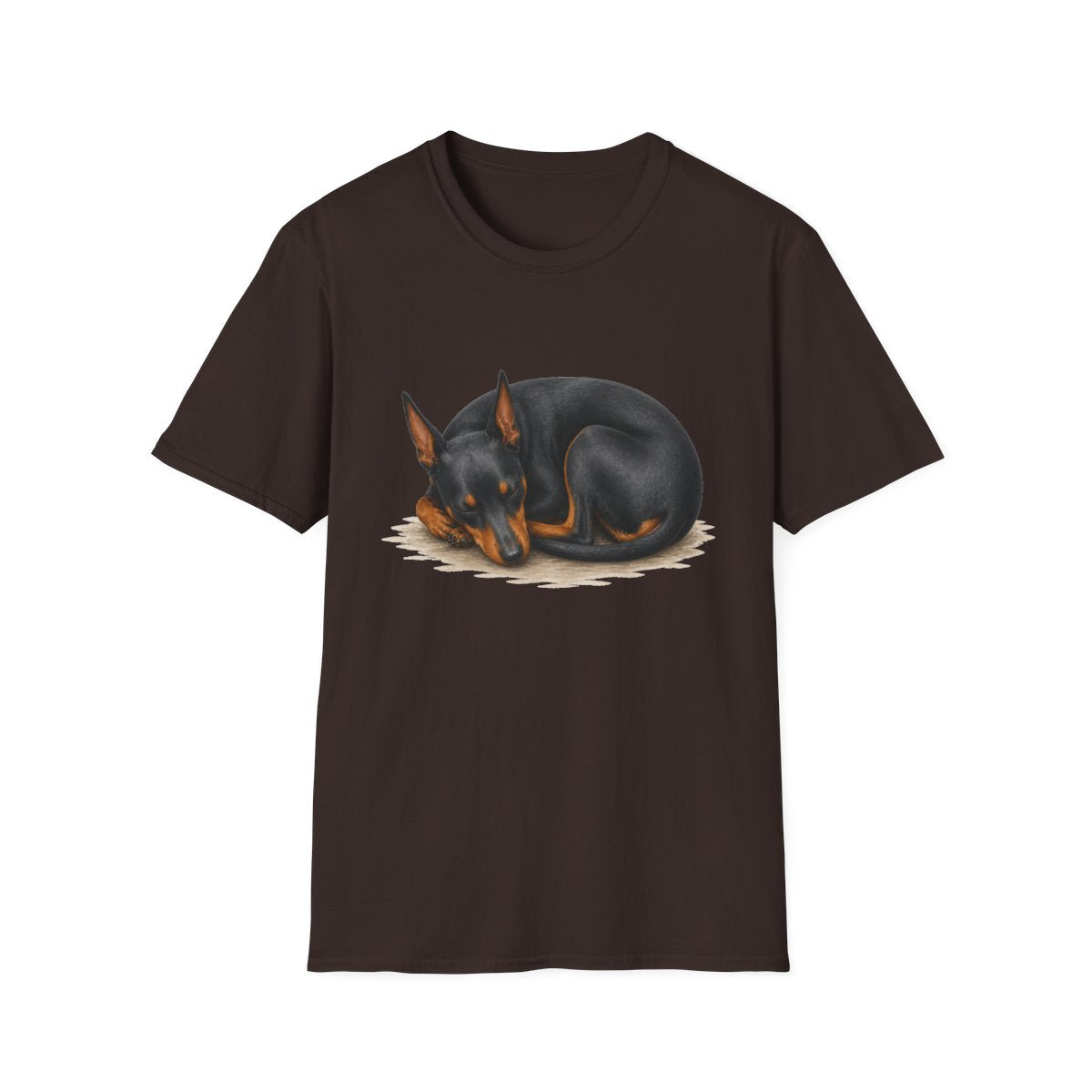 Manchester Terrier Rest At Last Tee - Dark Chocolate