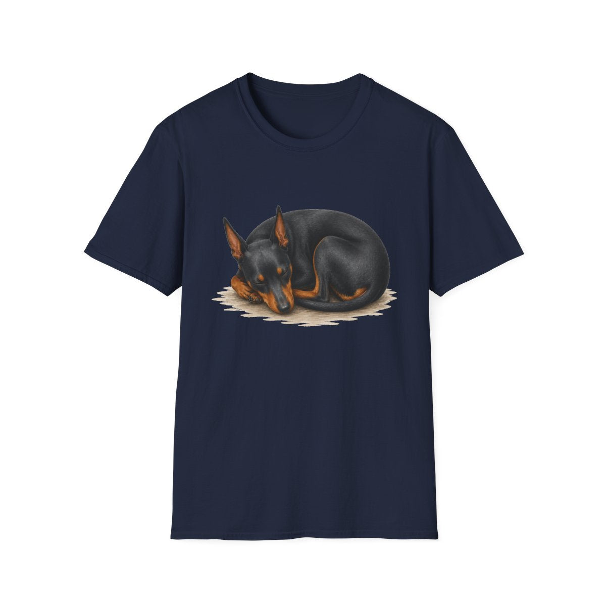 Manchester Terrier Rest At Last Tee - Navy