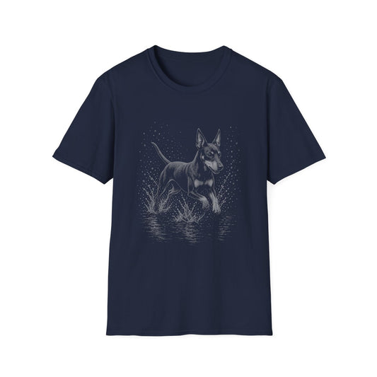 Manchester Terrier Water Run Tee - Navy