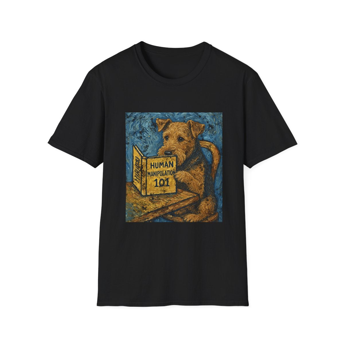 Master Manipulator Airedale Terrier Tee - Black