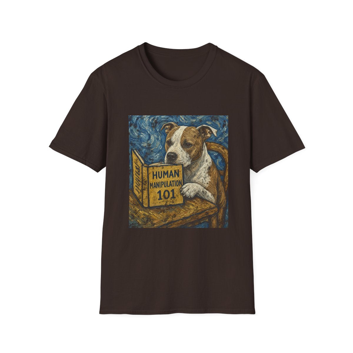 Master Manipulator American Pit Bull Terrier Tee - Dark Chocolate