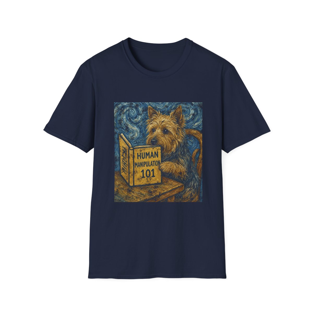 Master Manipulator Australian Terrier Tee - Navy