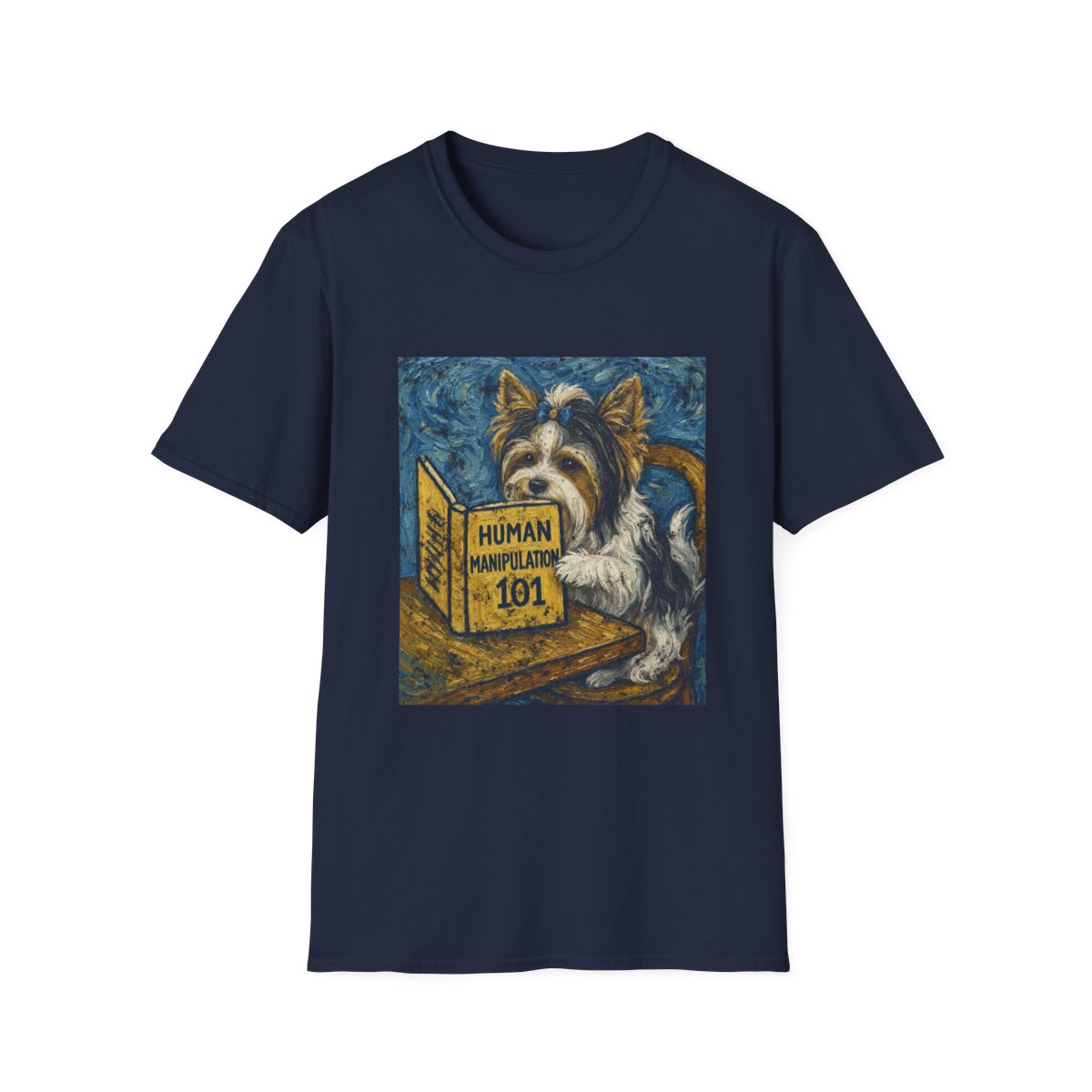 Master Manipulator Biewer Terrier Tee - Navy