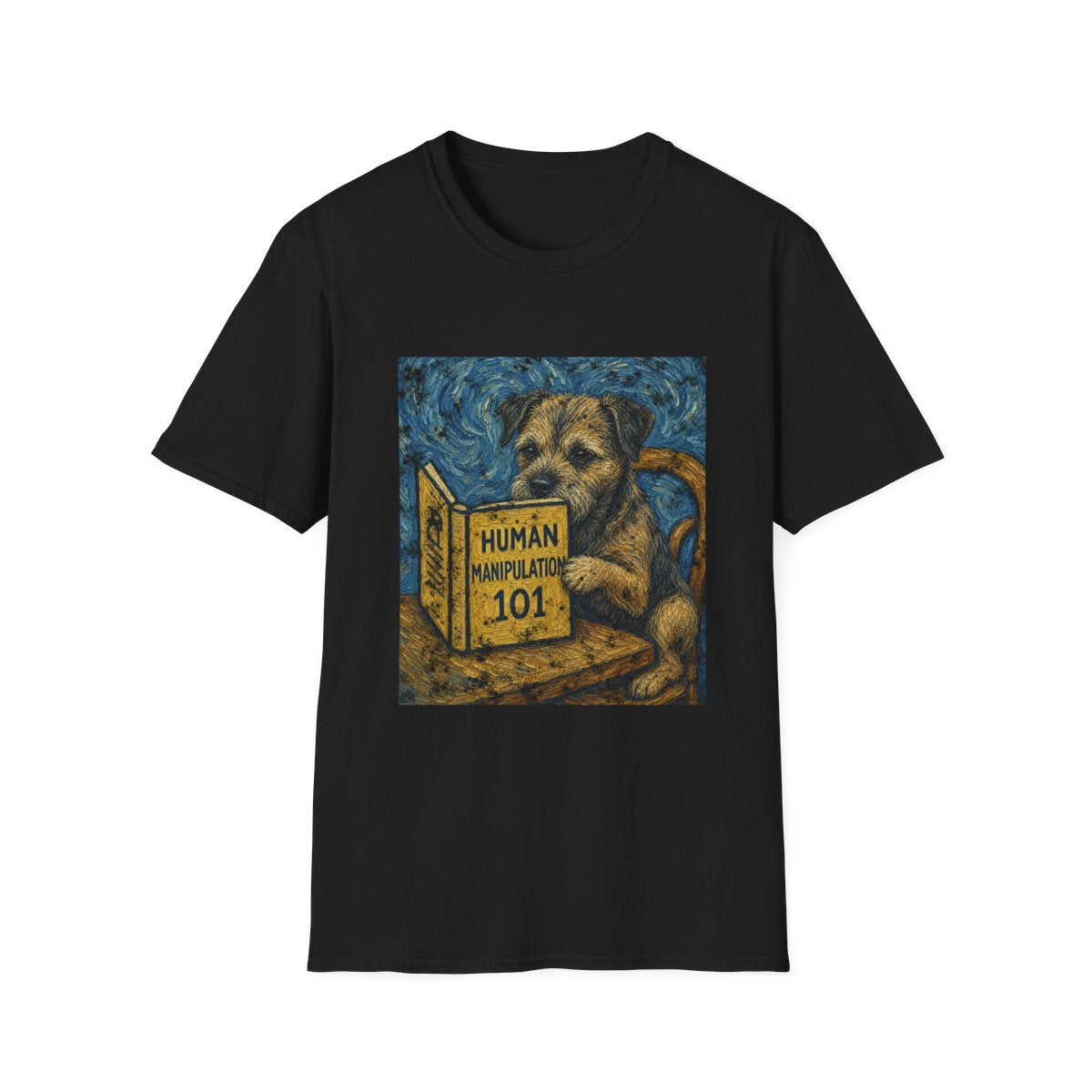 Master Manipulator Border Terrier Tee - Black