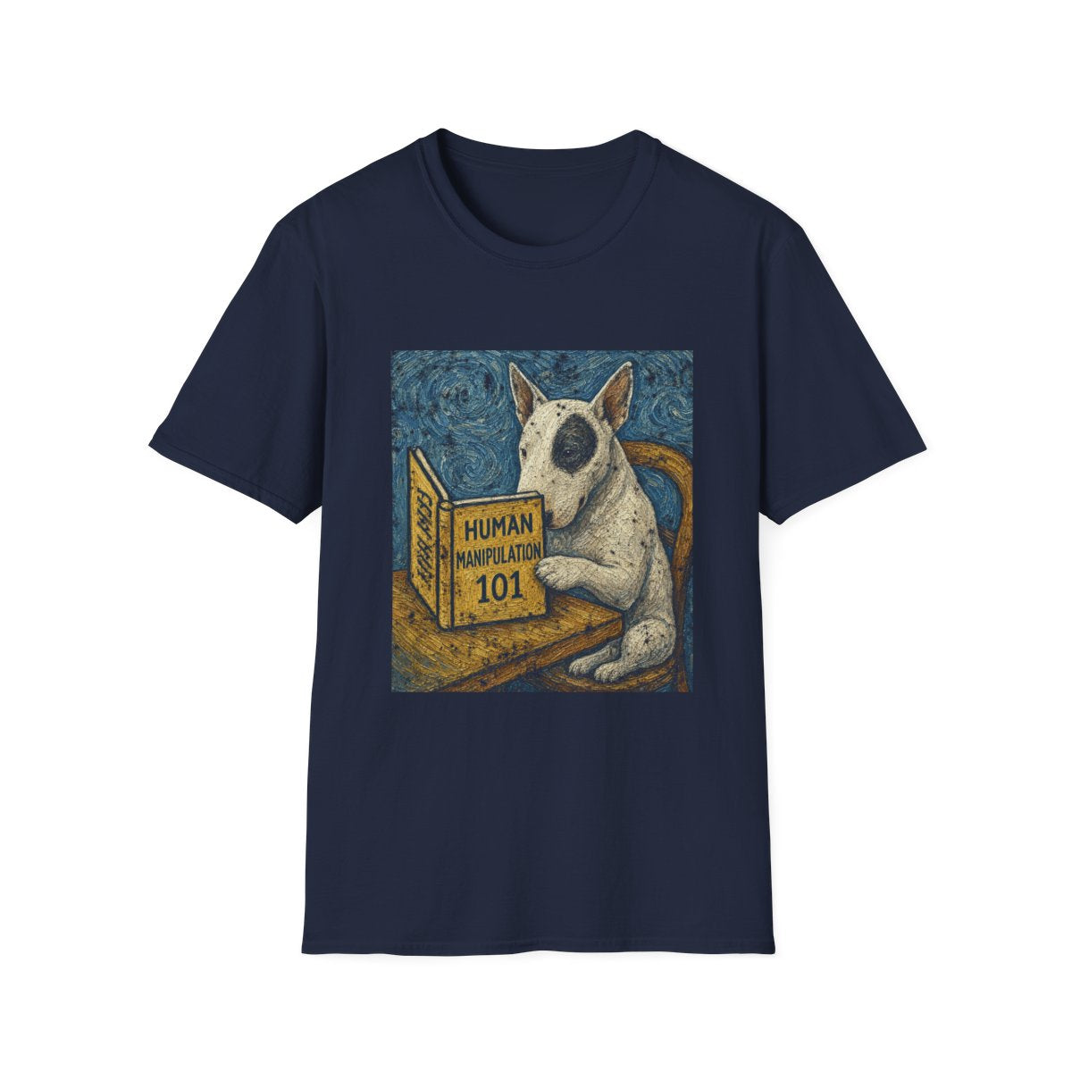 Master Manipulator Bull Terrier Tee - Navy