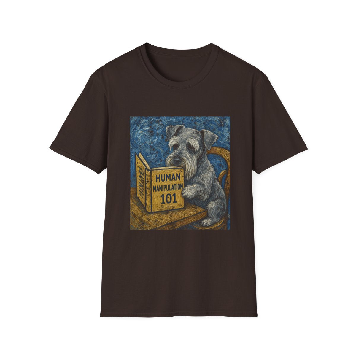 Master Manipulator Cesky Terrier Tee - Dark Chocolate